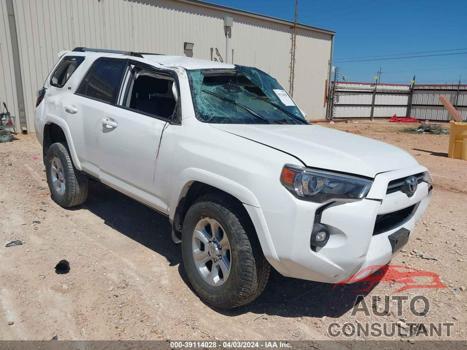 TOYOTA 4RUNNER 2022 - JTEEU5JR8N5258907