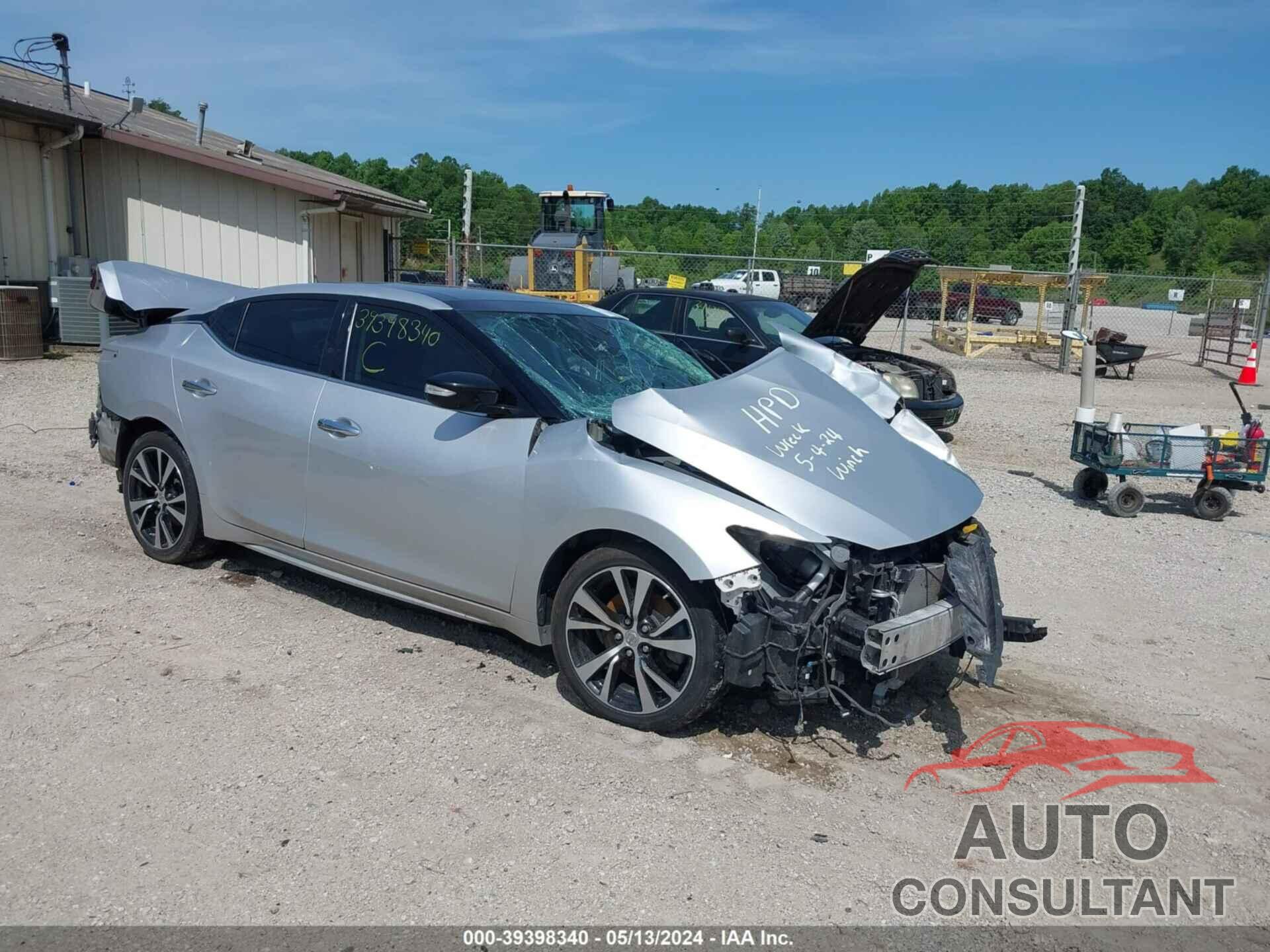 NISSAN MAXIMA 2018 - 1N4AA6AP9JC384530