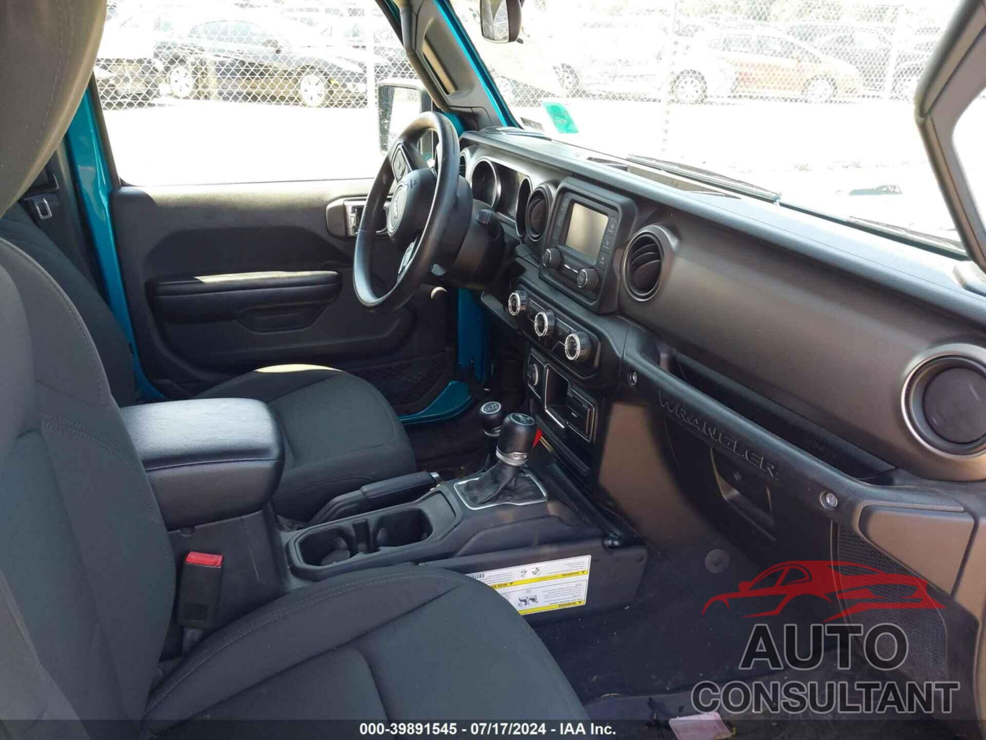 JEEP WRANGLER 2020 - 1C4GJXAN8LW185236