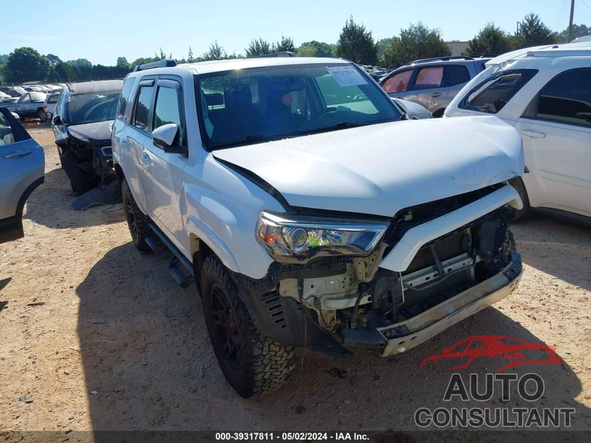 TOYOTA 4RUNNER 2018 - JTEBU5JR3J5522158