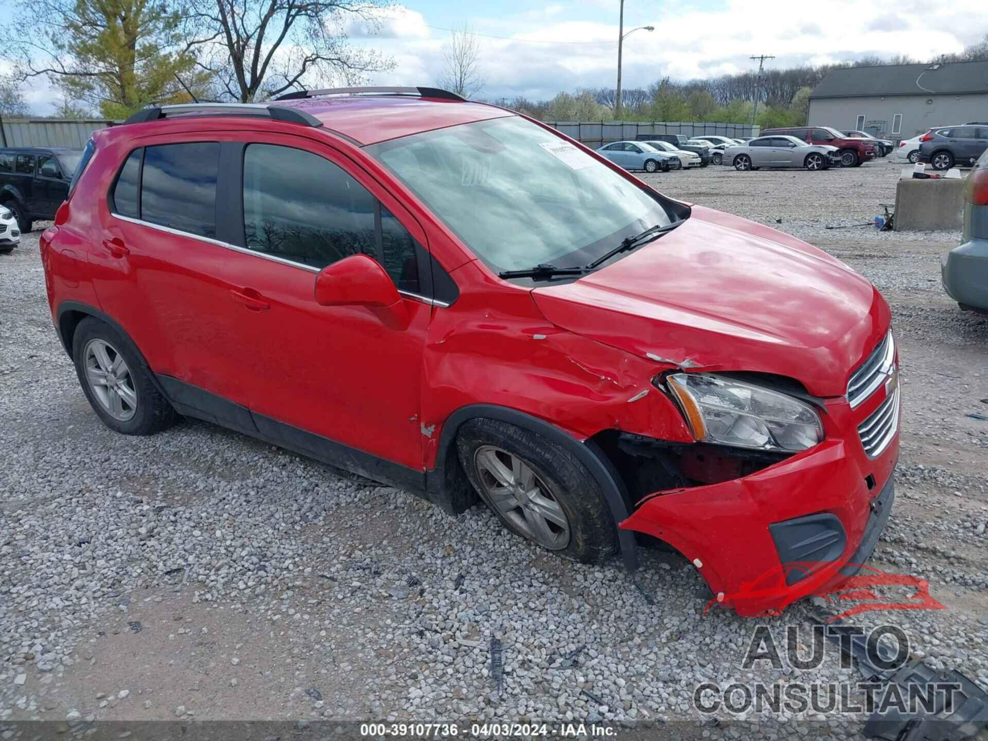 CHEVROLET TRAX 2016 - KL7CJLSB5GB539431