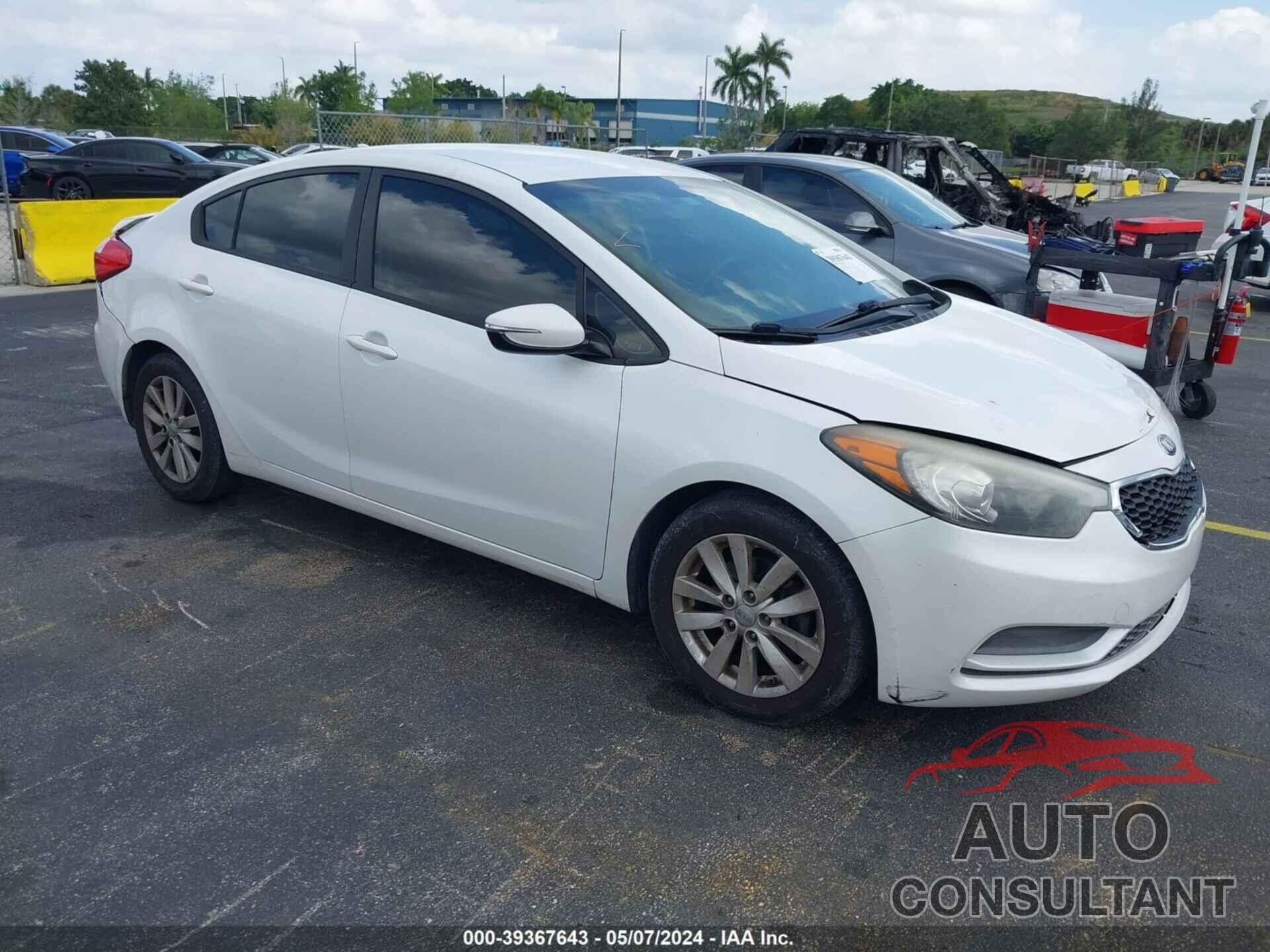 KIA FORTE 2016 - KNAFX4A66G5439889