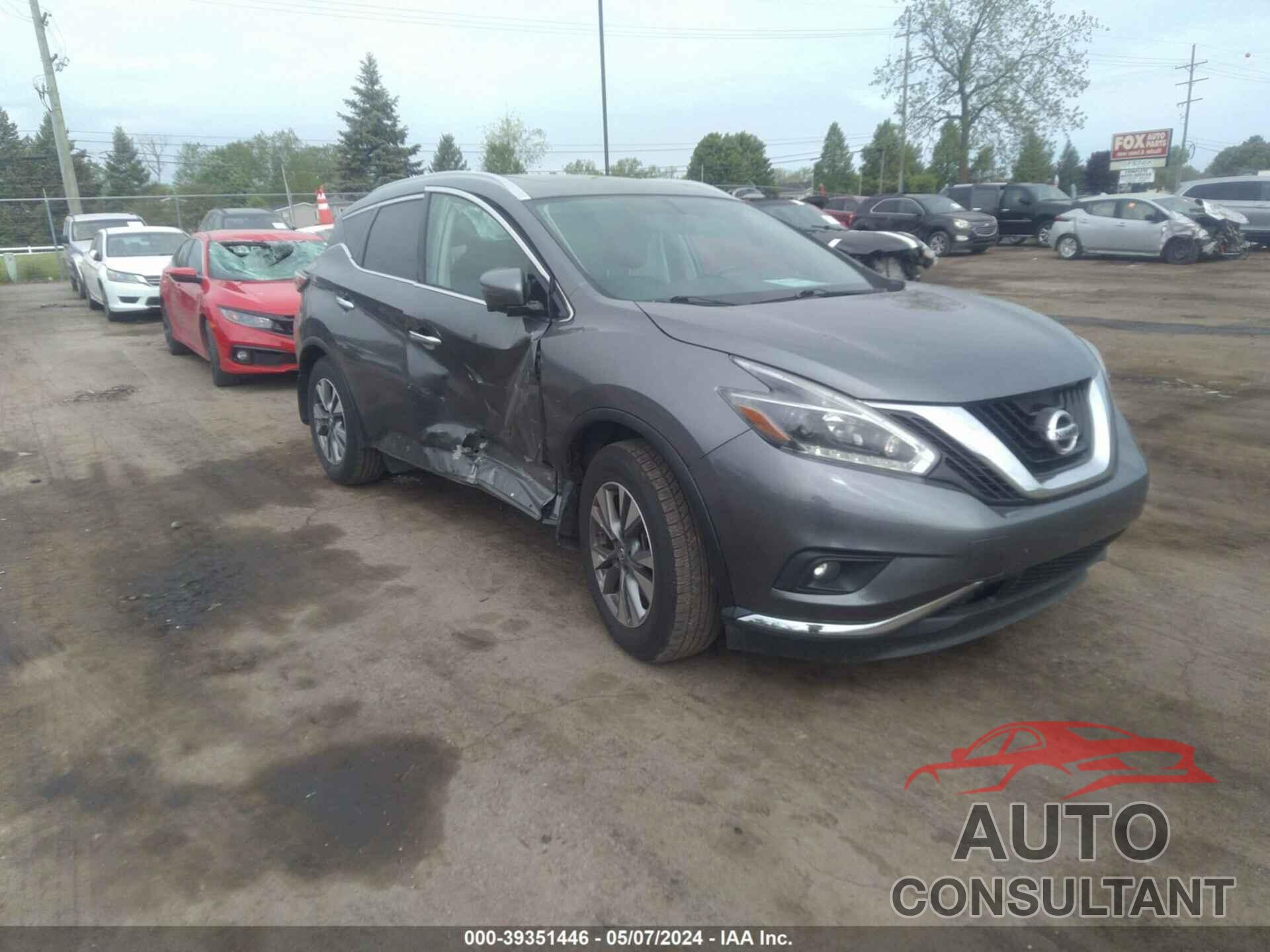 NISSAN MURANO 2018 - 5N1AZ2MH1JN117186