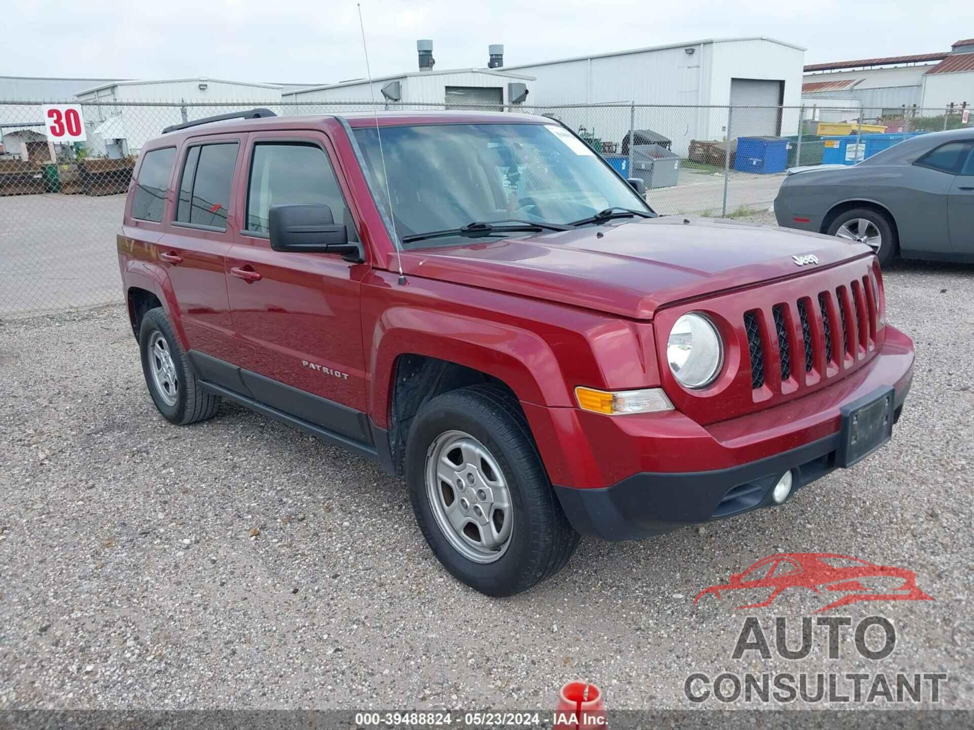 JEEP PATRIOT 2016 - 1C4NJPBA6GD621909