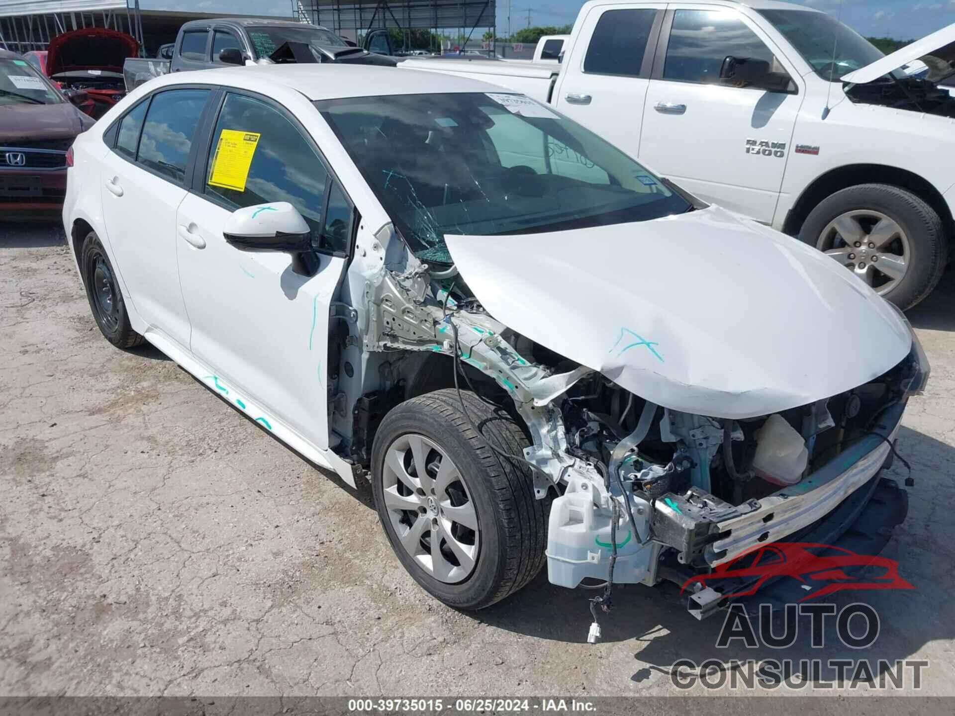 TOYOTA COROLLA 2021 - 5YFEPMAE4MP181926