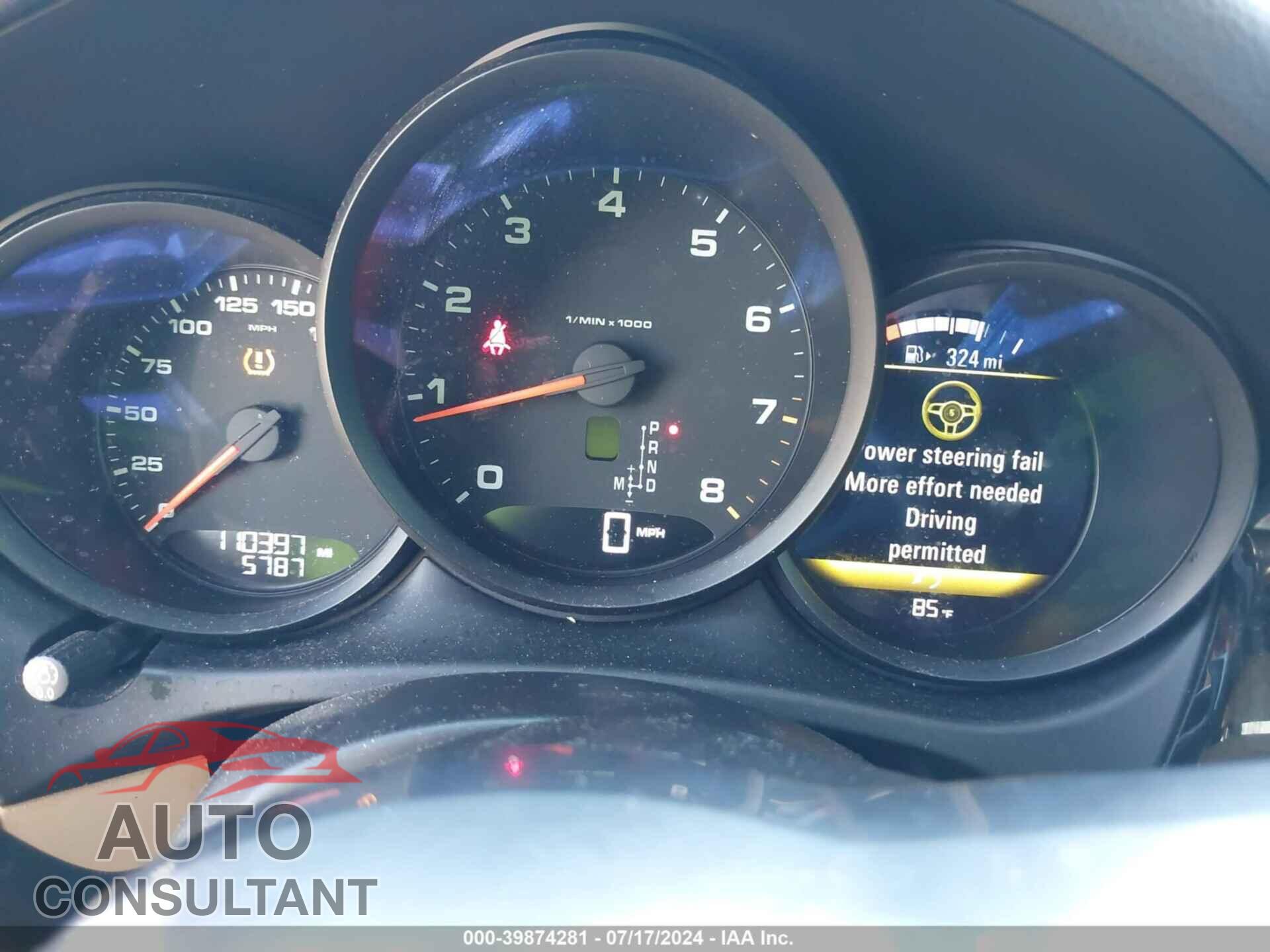 PORSCHE MACAN 2017 - WP1AA2A54HLB80650