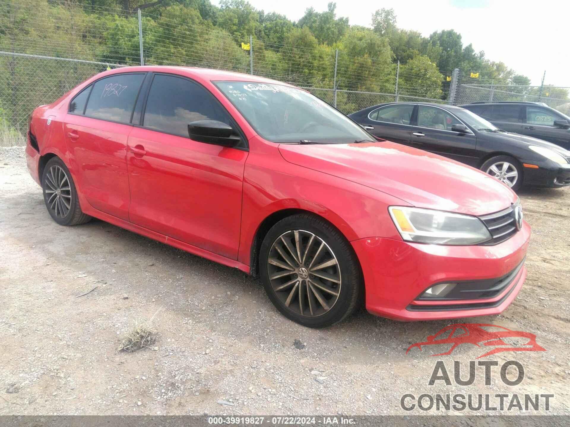 VOLKSWAGEN JETTA 2016 - 3VWD17AJ8GM290233