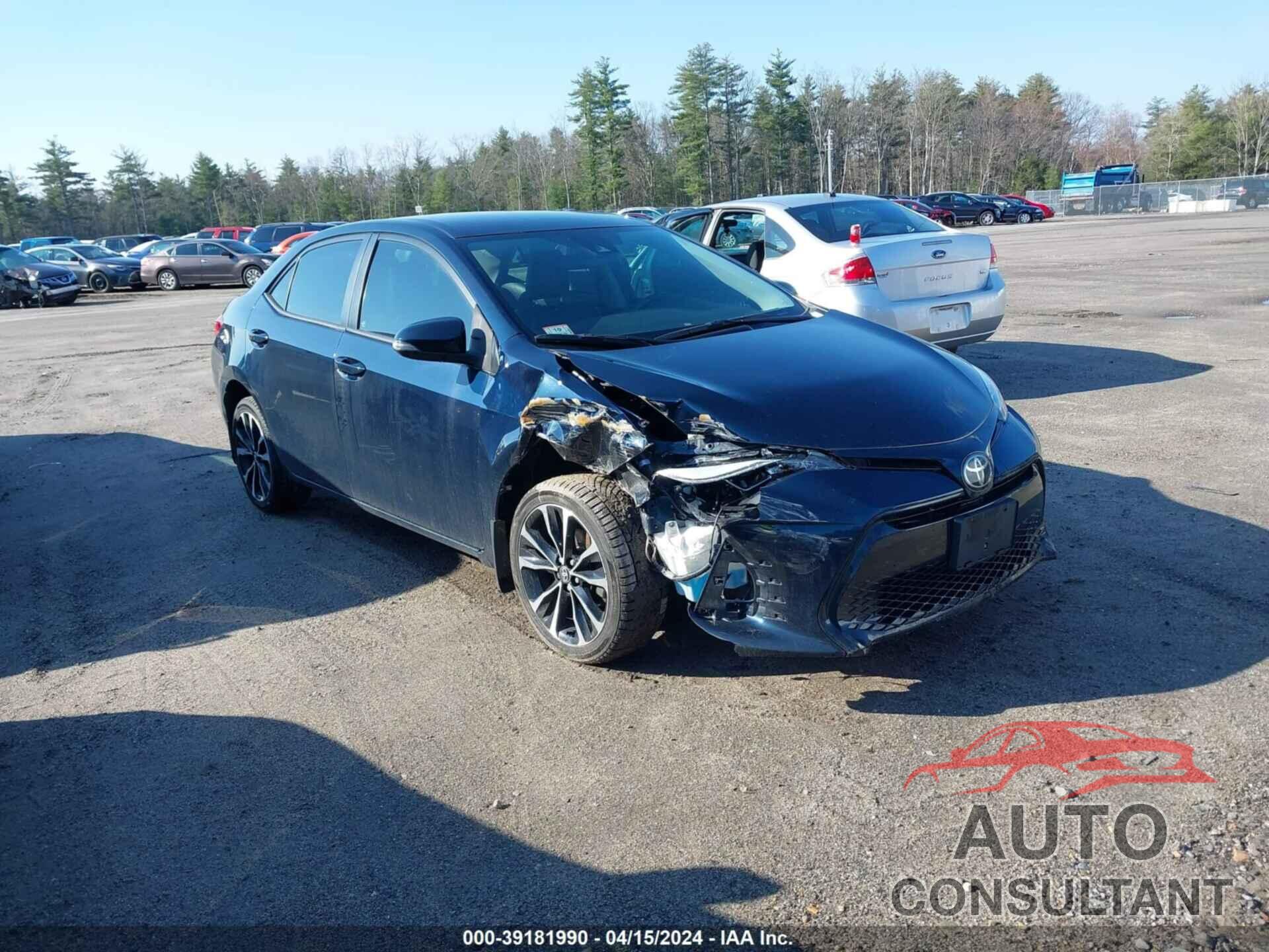 TOYOTA COROLLA 2017 - 2T1BURHE8HC867665