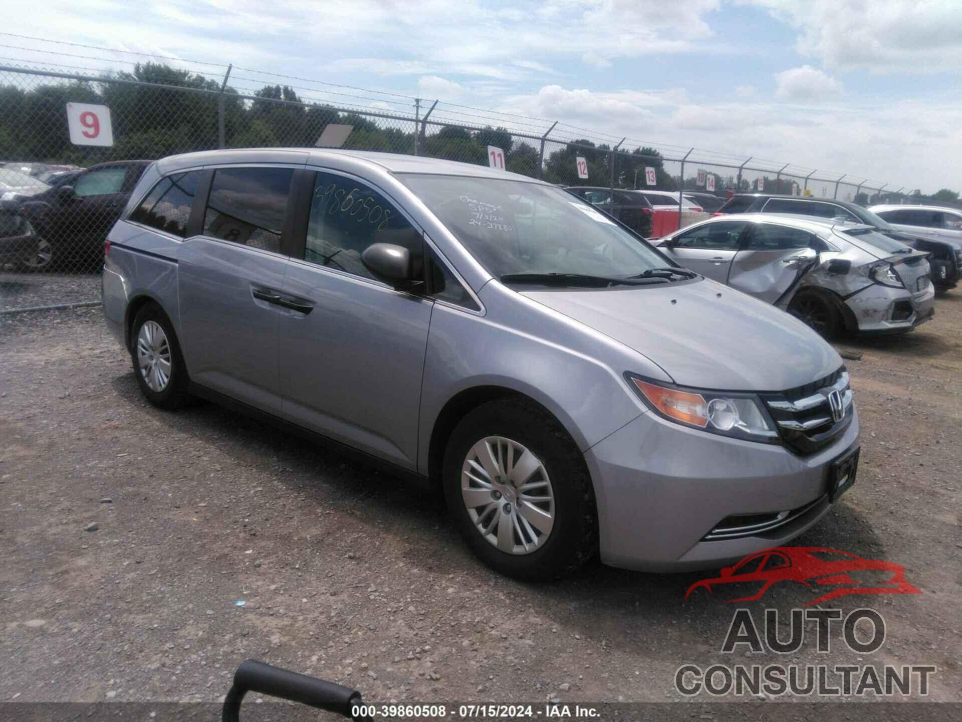 HONDA ODYSSEY 2016 - 5FNRL5H20GB072099