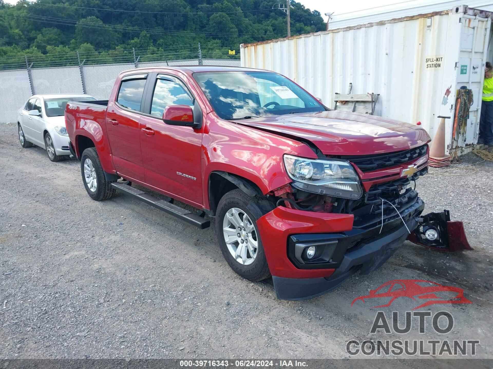 CHEVROLET COLORADO 2021 - 1GCGTCENOM1212098