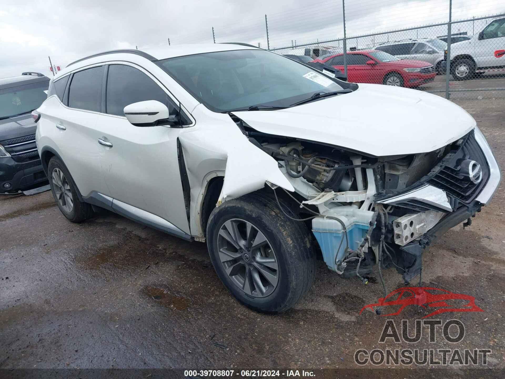 NISSAN MURANO 2018 - 5N1AZ2MG9JN135524