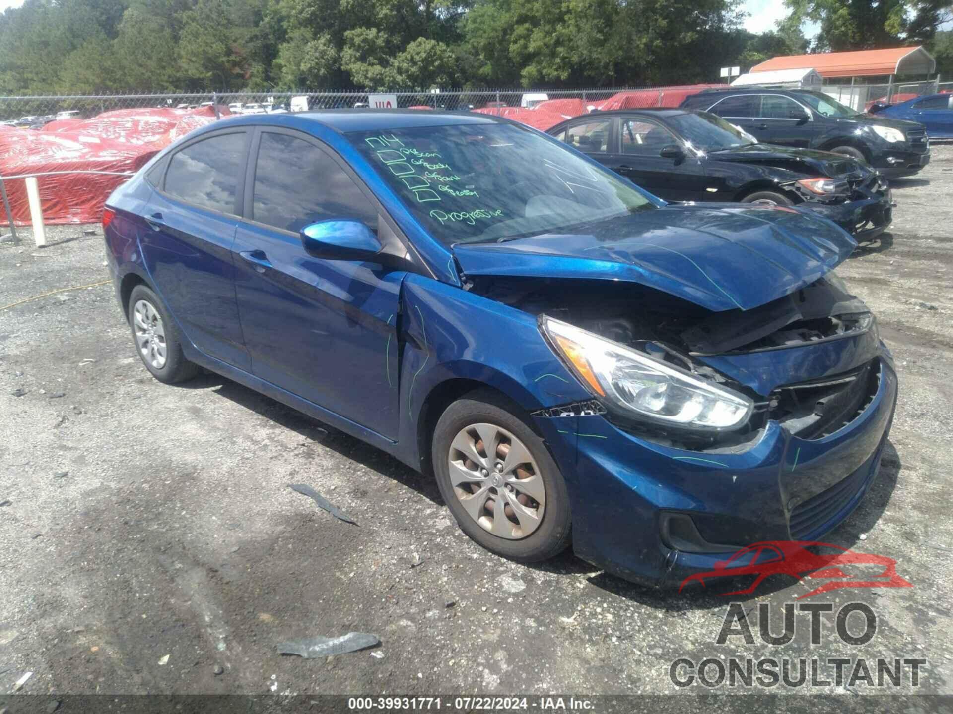 HYUNDAI ACCENT 2016 - KMHCT4AE6GU998904