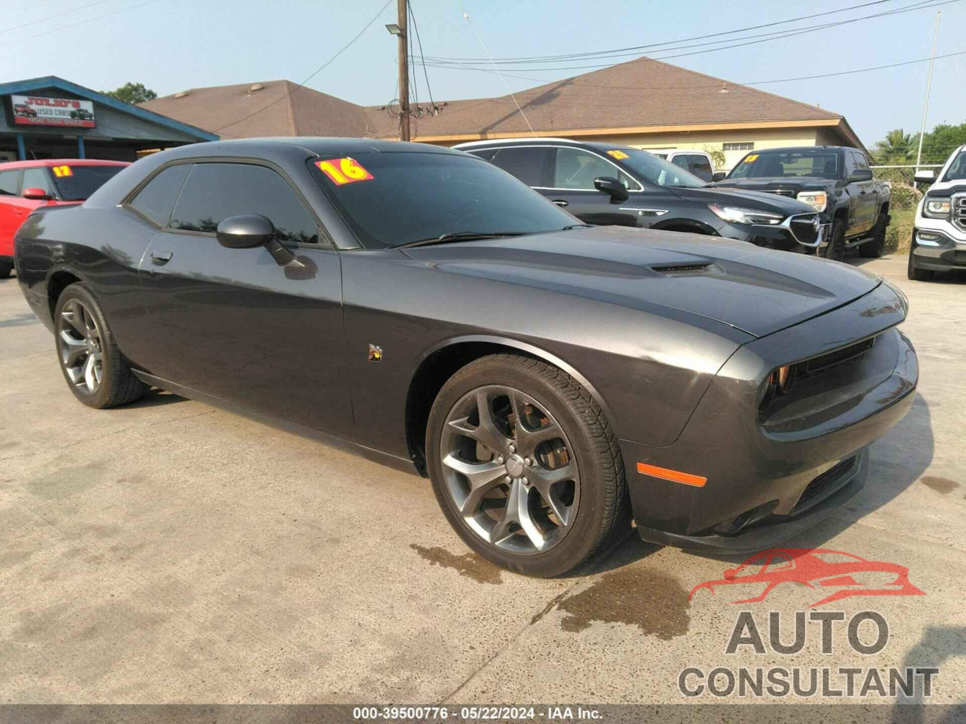 DODGE CHALLENGER 2016 - 2C3CDZAG9GH309025