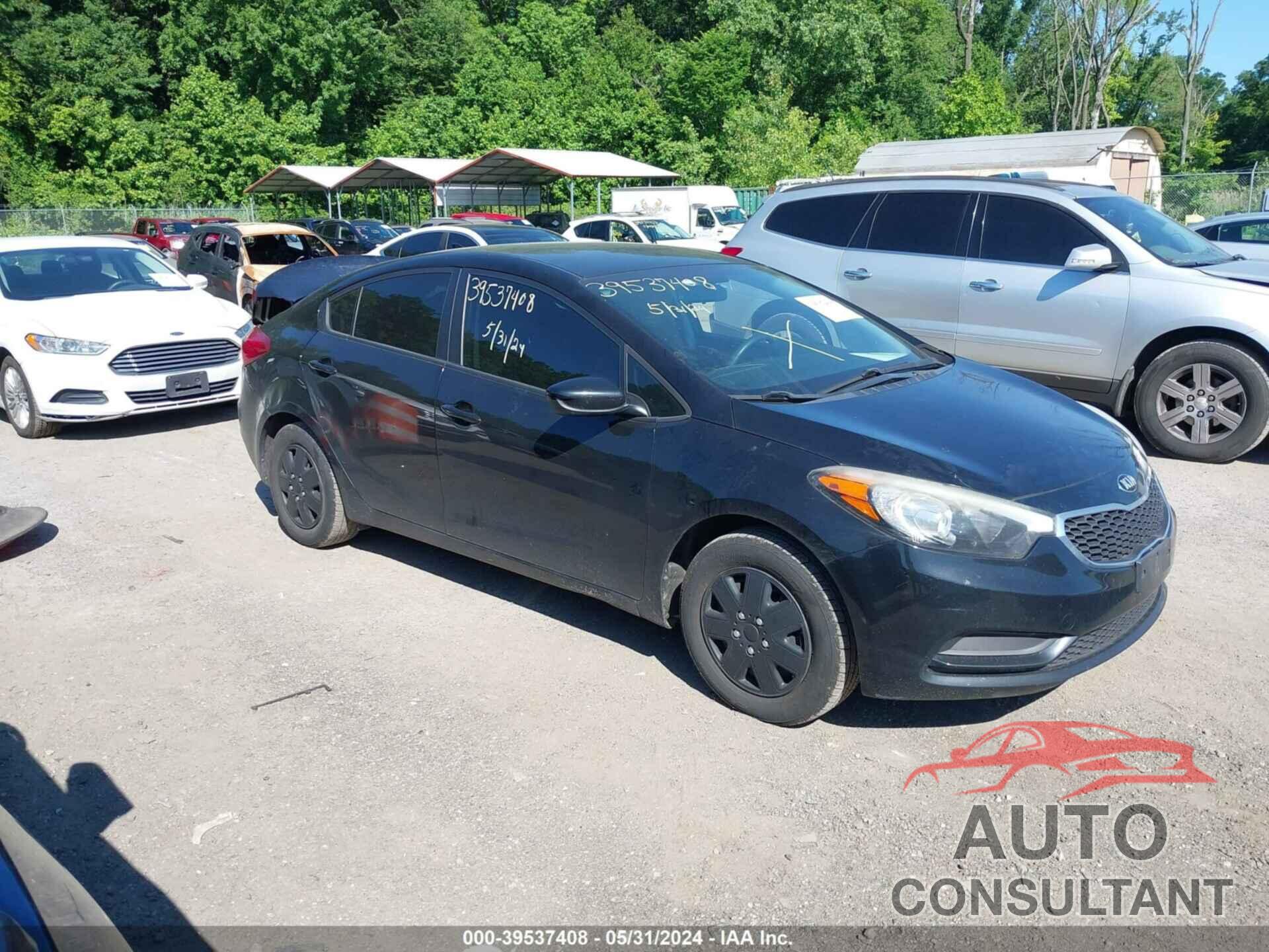 KIA FORTE 2016 - KNAFK4A66G5567628