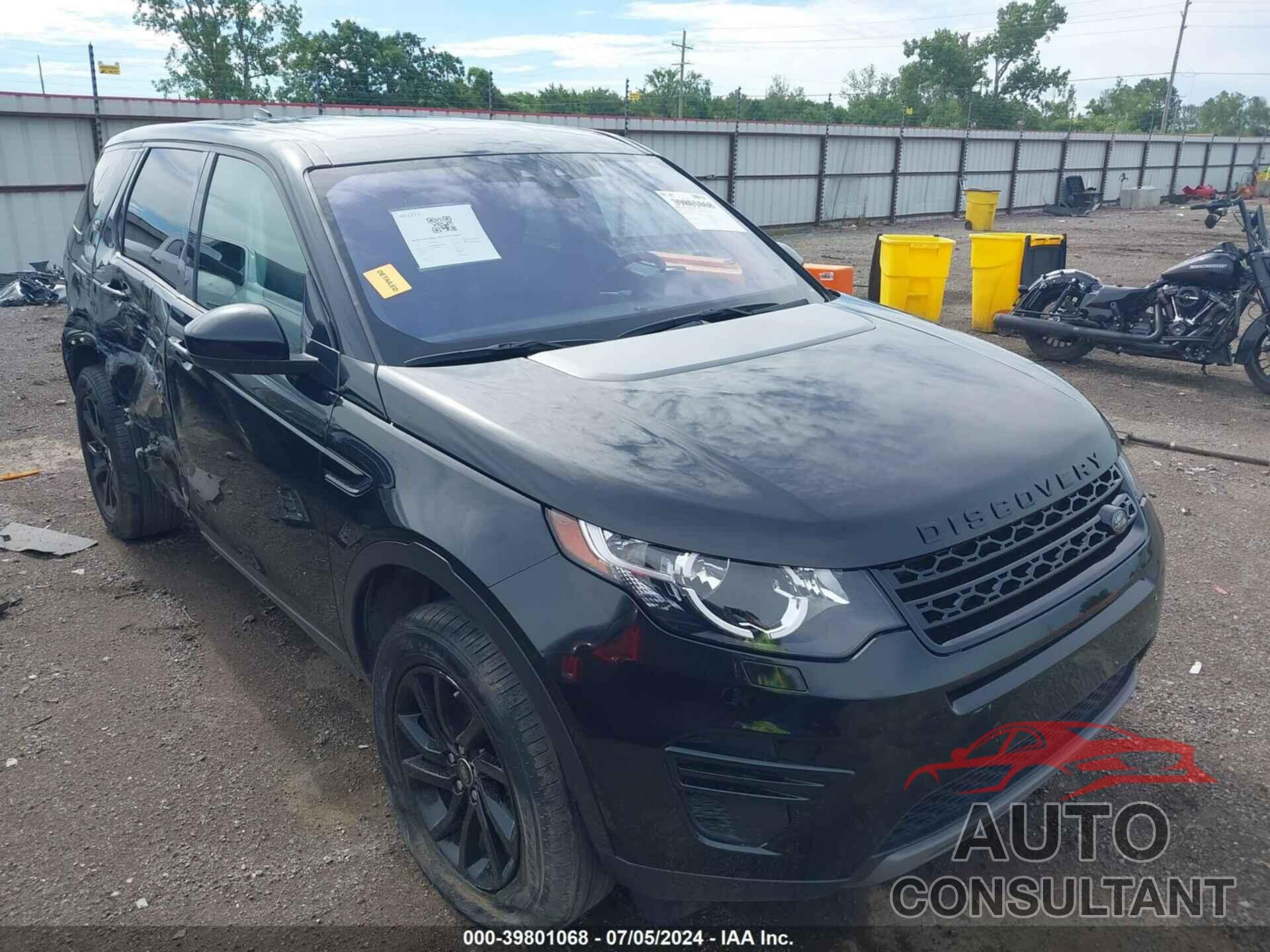 LAND ROVER DISCOVERY SPORT 2018 - SALCP2RX7JH776397