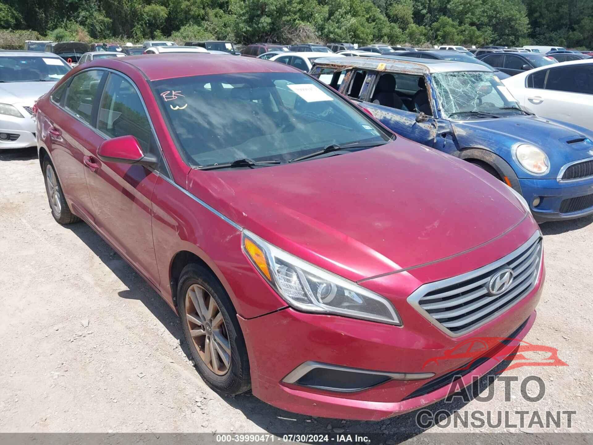 HYUNDAI SONATA 2016 - 5NPE24AF9GH275888