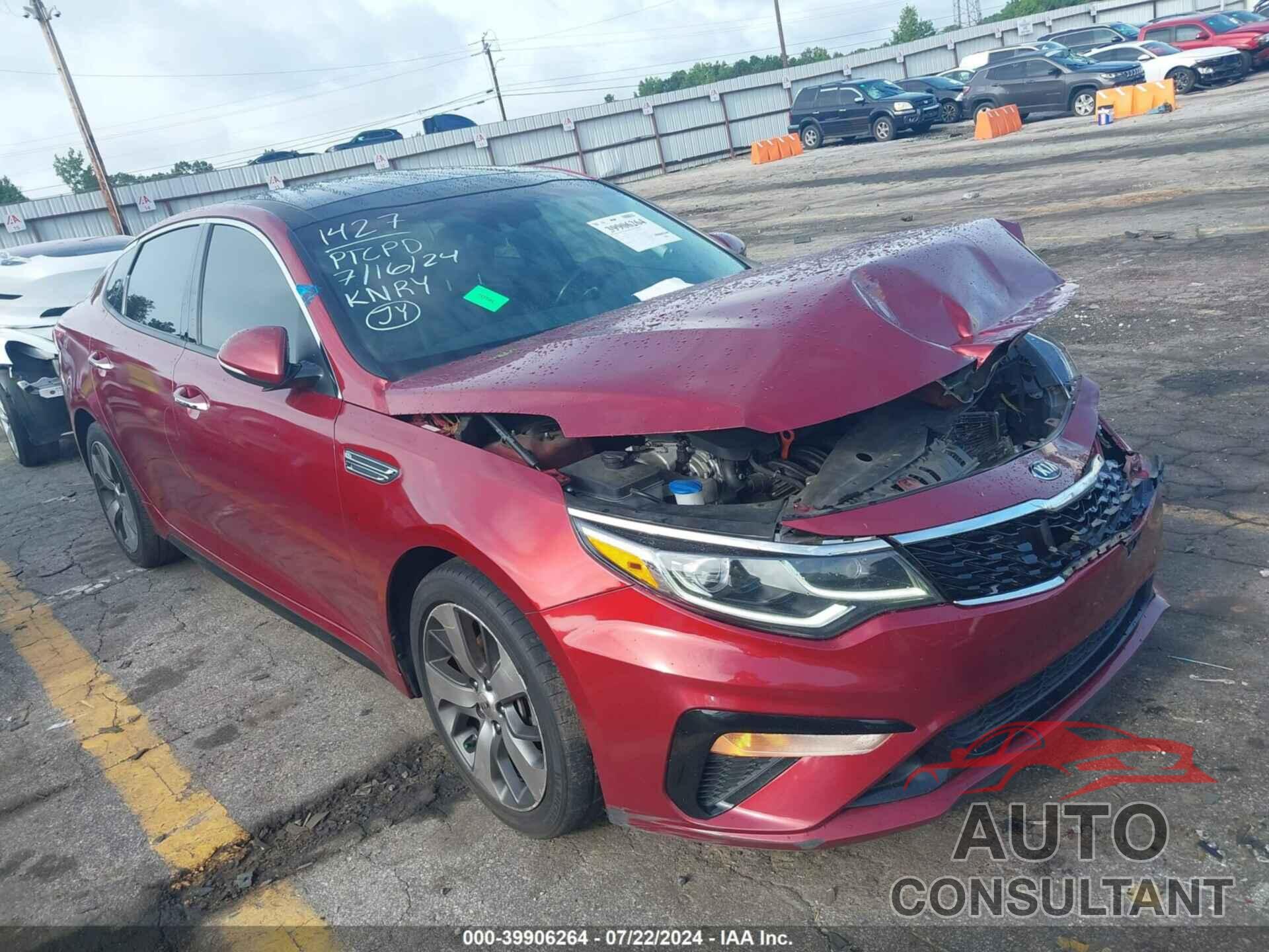 KIA OPTIMA 2020 - 5XXGT4L3XLG411427