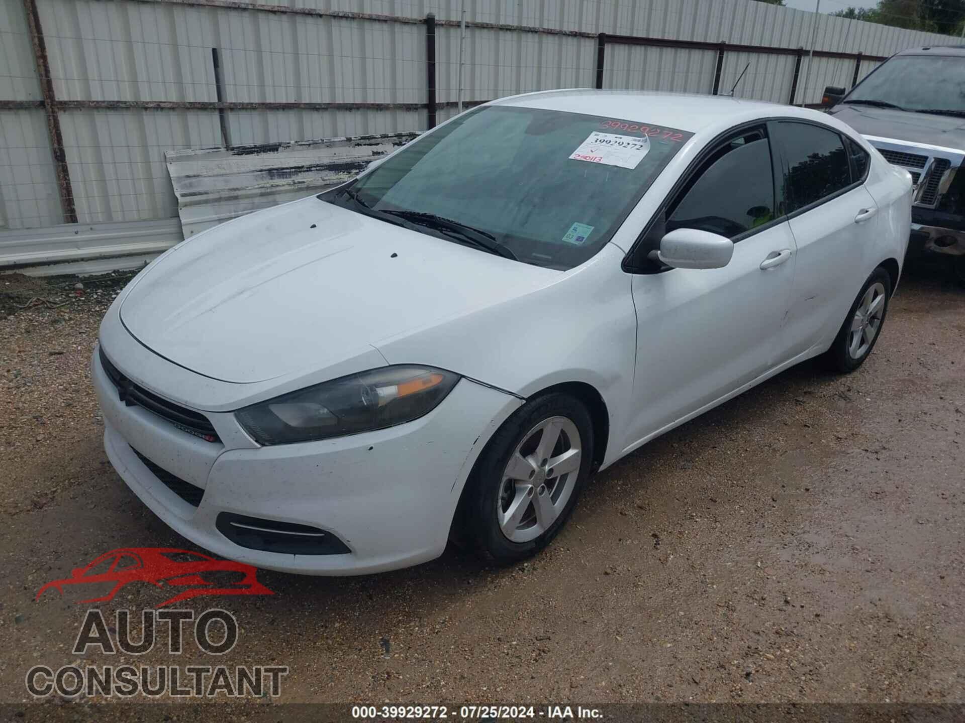 DODGE DART 2016 - 1C3CDFBB4GD750012