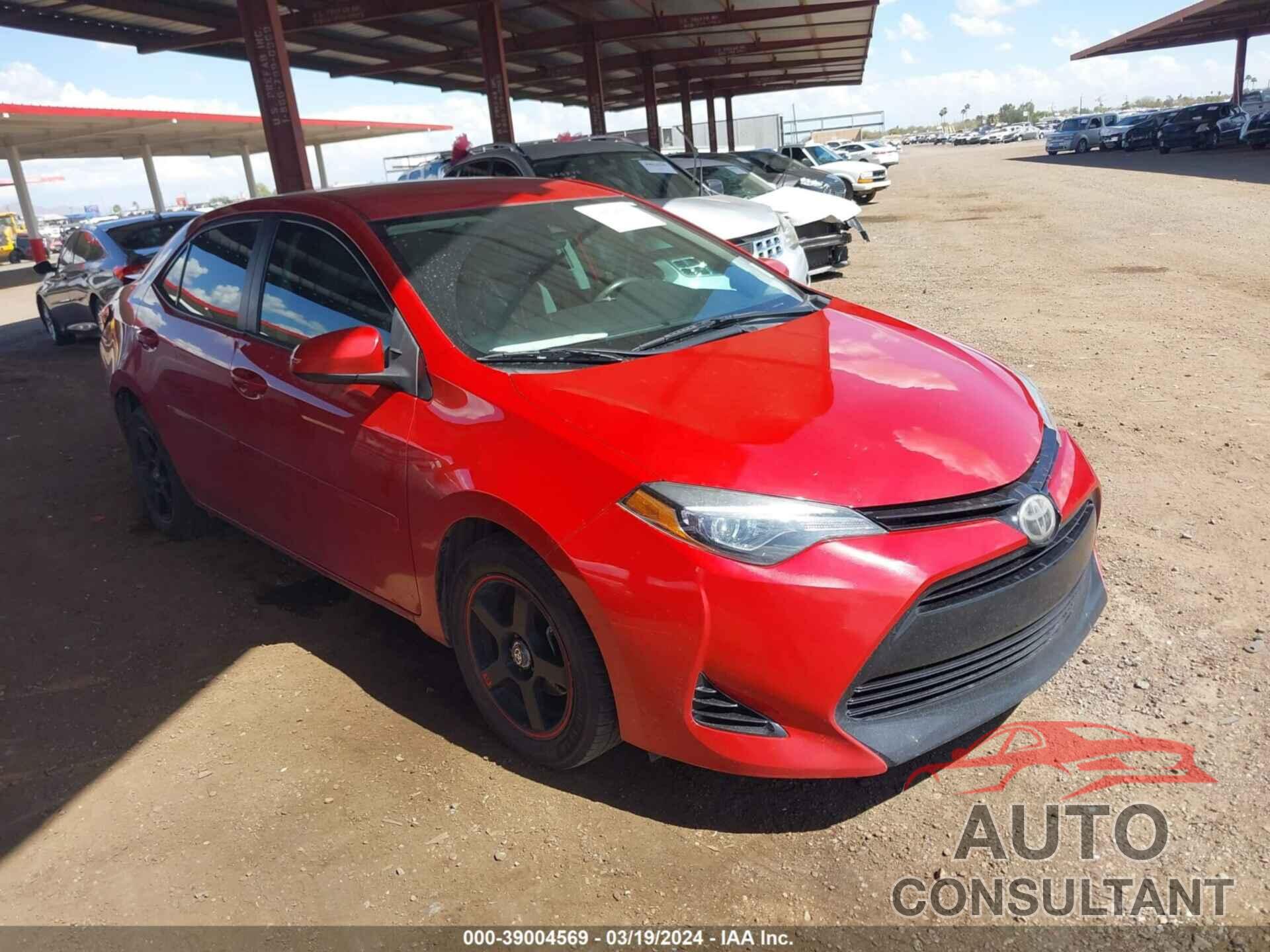TOYOTA COROLLA 2018 - 2T1BURHE0JC033265