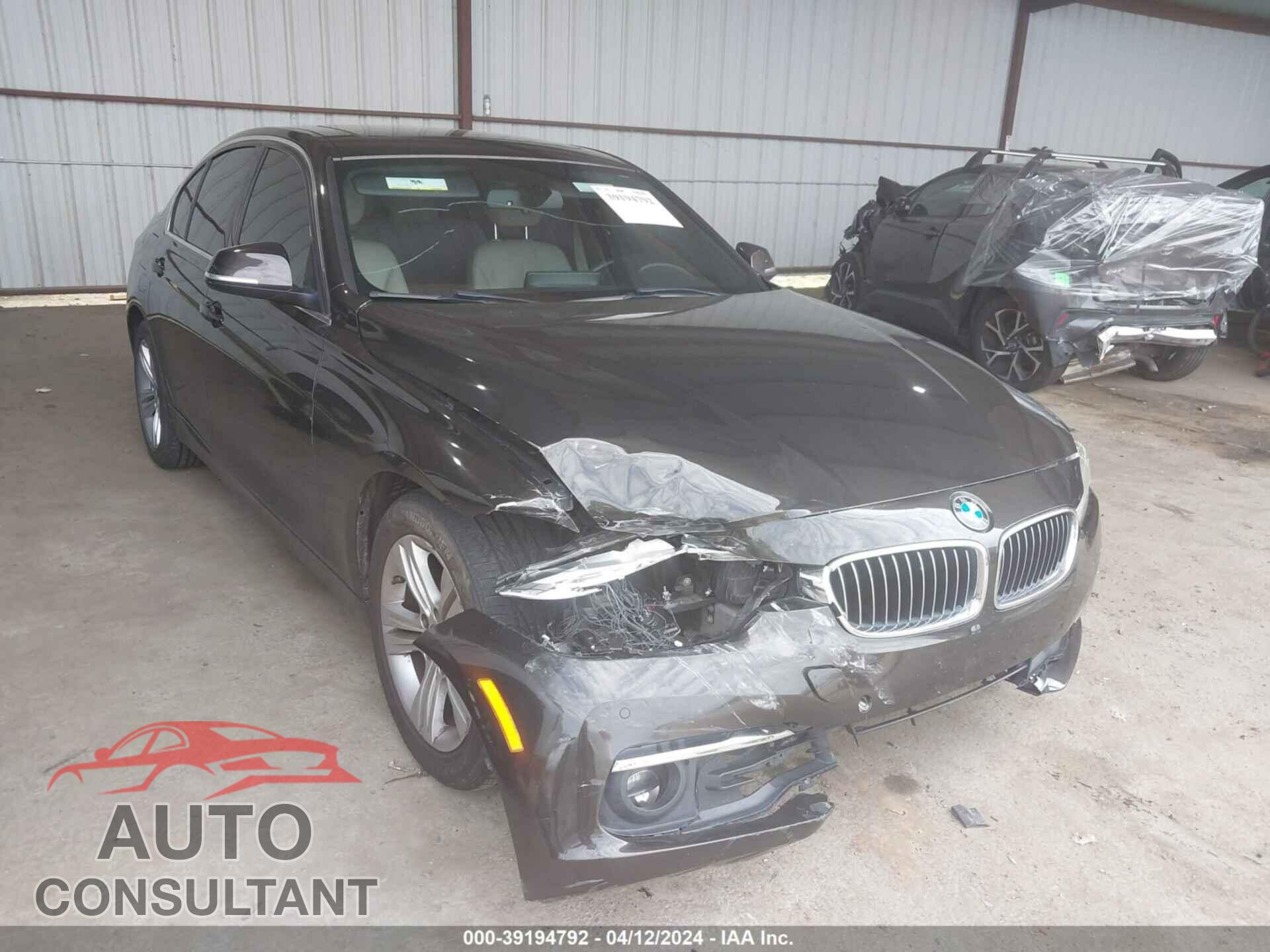 BMW 328I 2016 - WBA8E3G59GNU03685