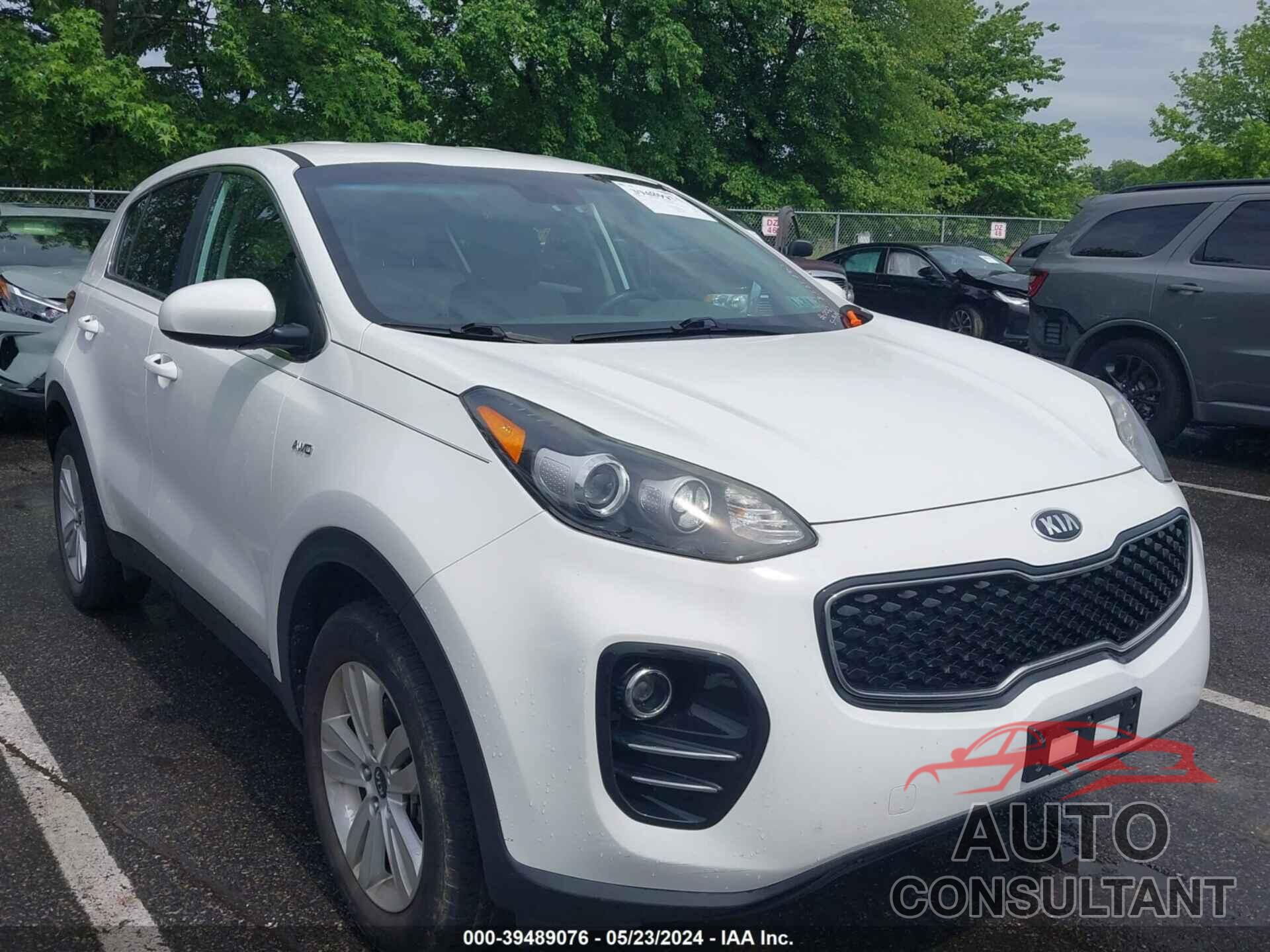 KIA SPORTAGE 2017 - KNDPMCAC3H7190067