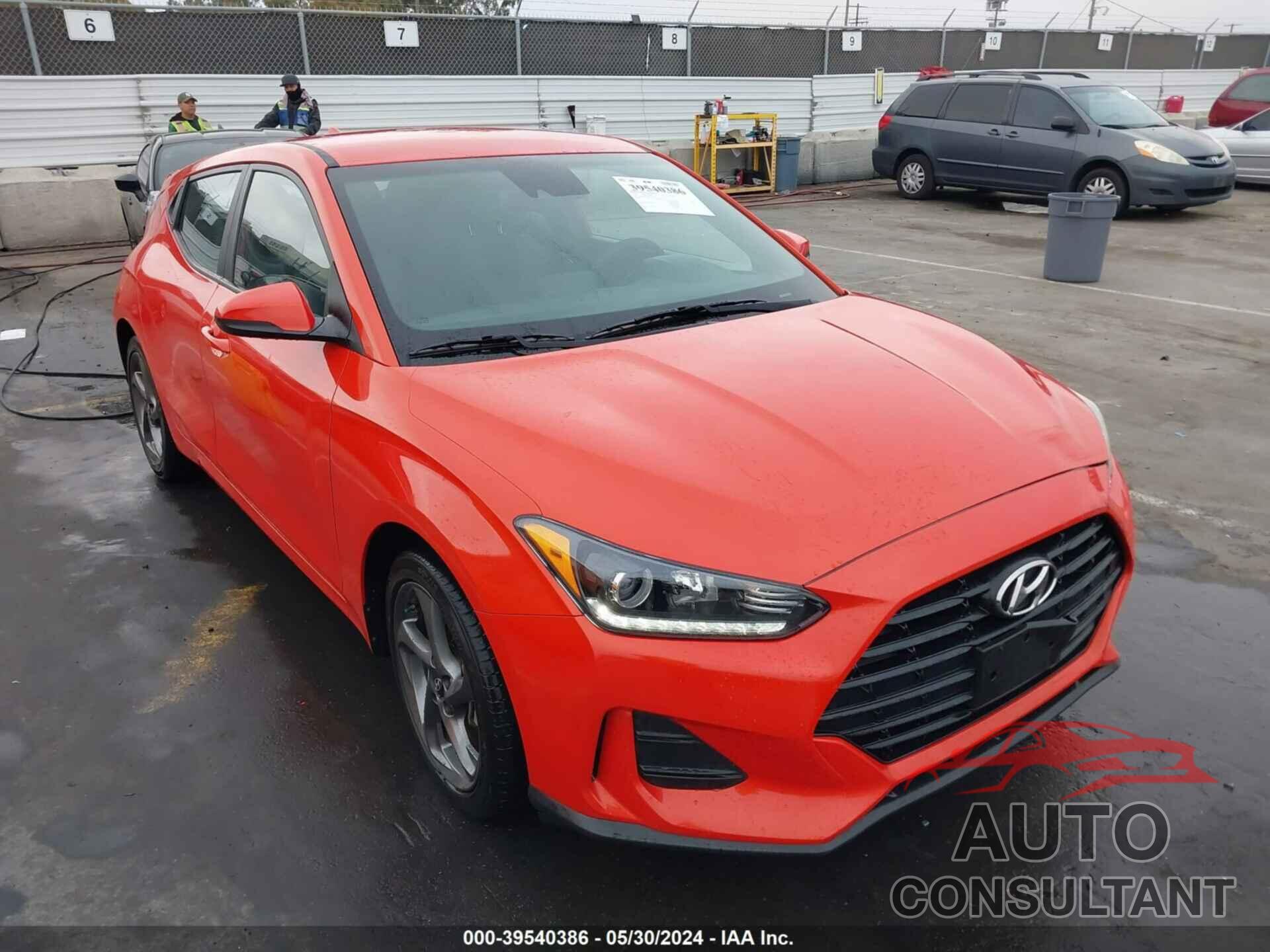 HYUNDAI VELOSTER 2019 - KMHTG6AF8KU012144