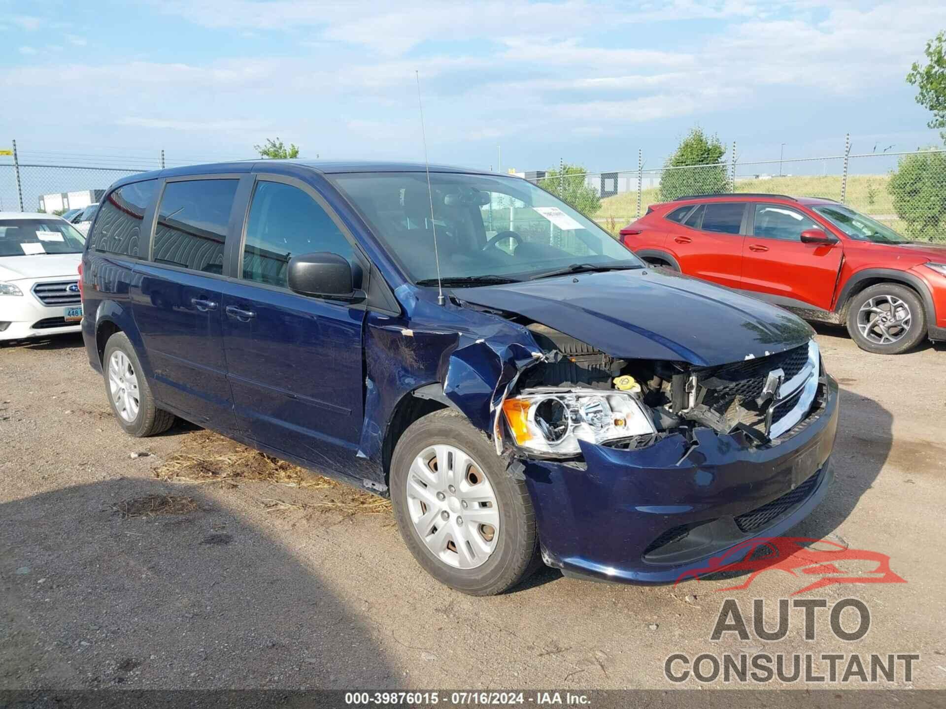 DODGE GRAND CARAVAN 2016 - 2C4RDGBG8GR209551