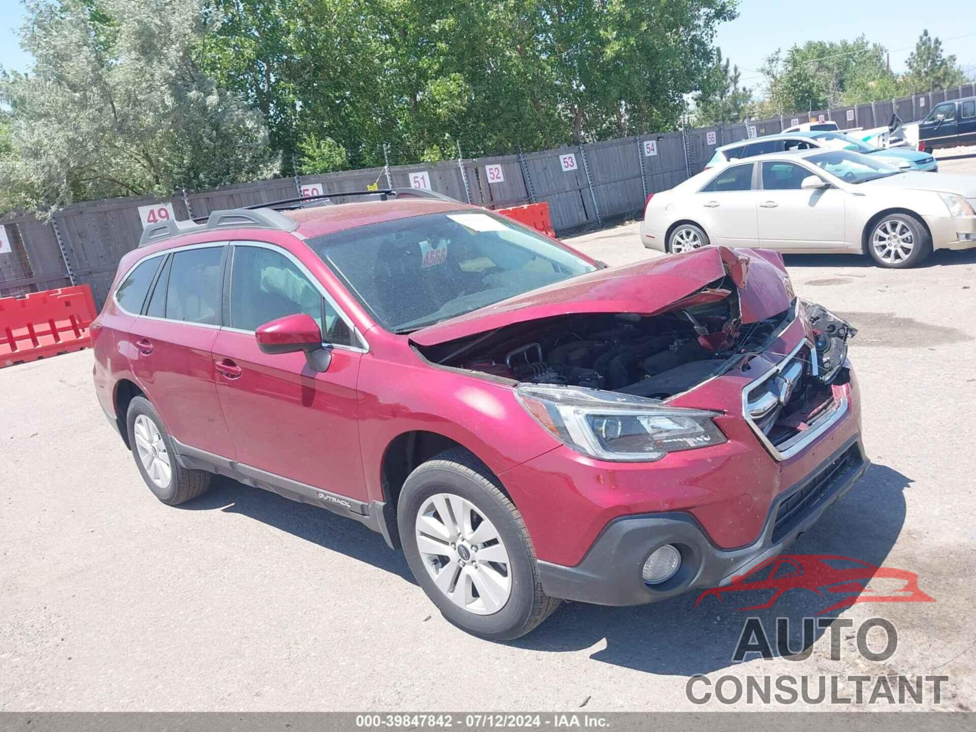 SUBARU OUTBACK 2019 - 4S4BSAFC2K3388128