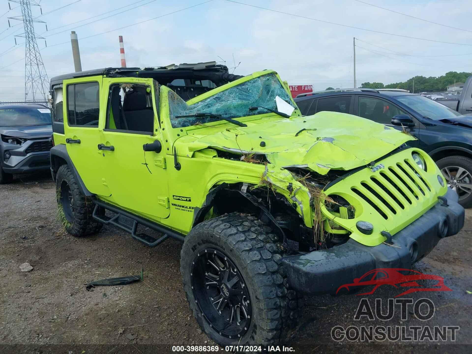 JEEP WRANGLER UNLIMITED 2017 - 1C4BJWDG5HL509981