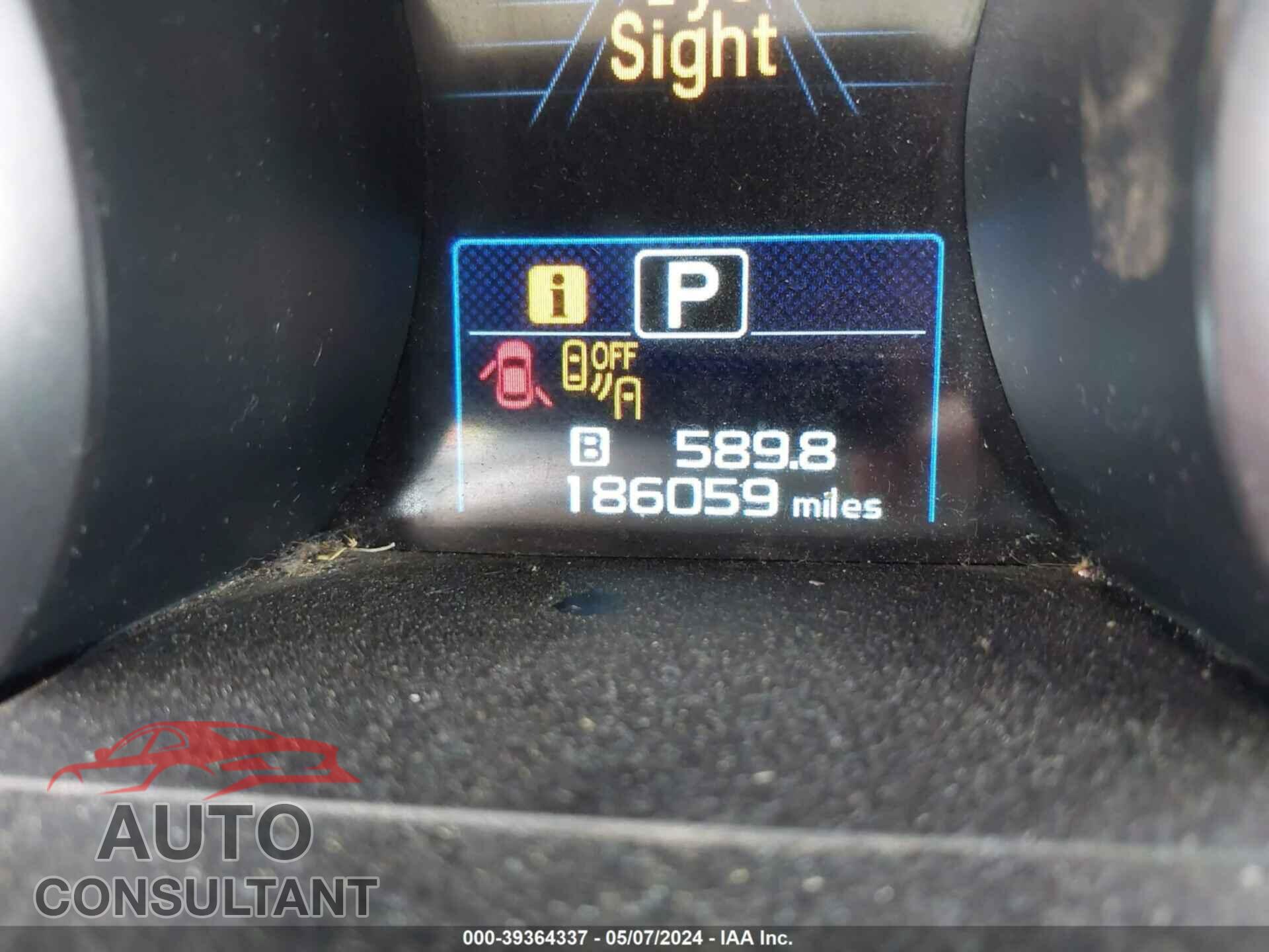 SUBARU OUTBACK 2017 - 4S4BSAFC0H3307409