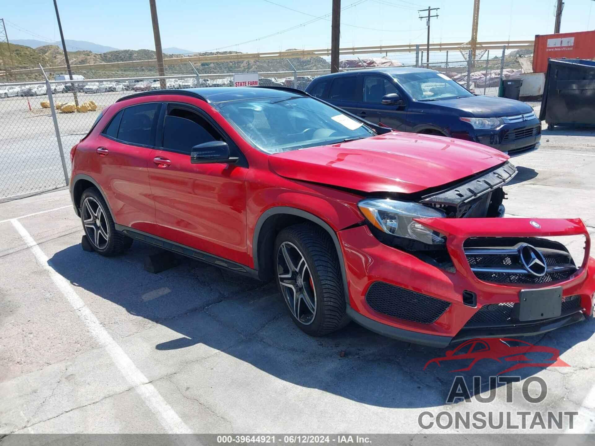 MERCEDES-BENZ GLA 250 2016 - WDCTG4GBXGJ223393