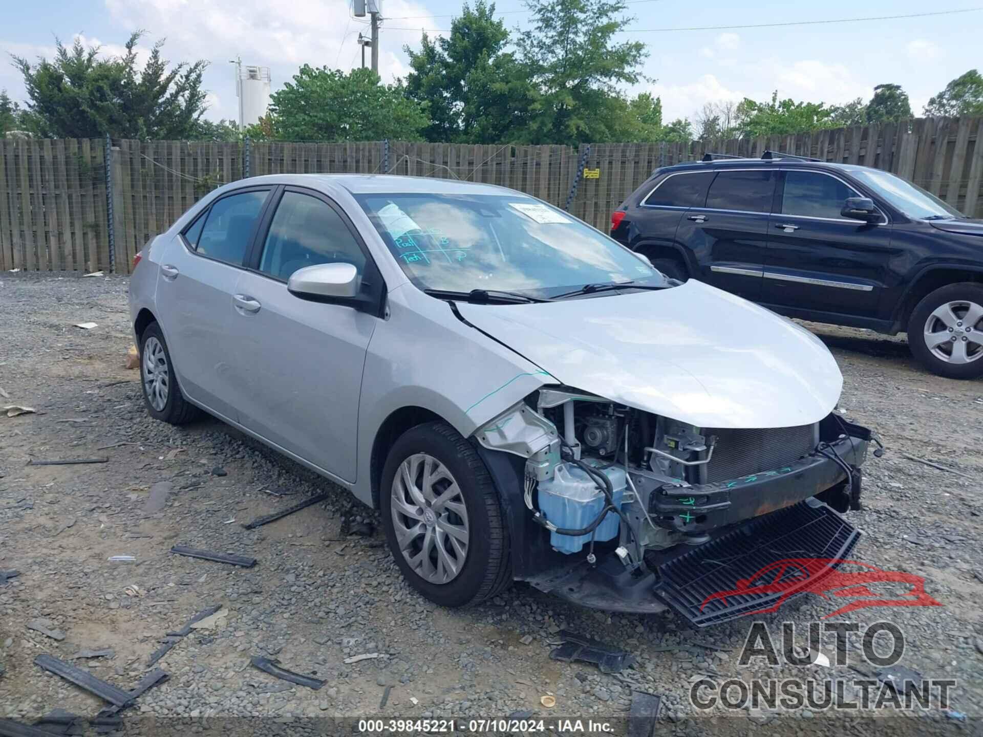TOYOTA COROLLA 2018 - 2T1BURHE7JC116594