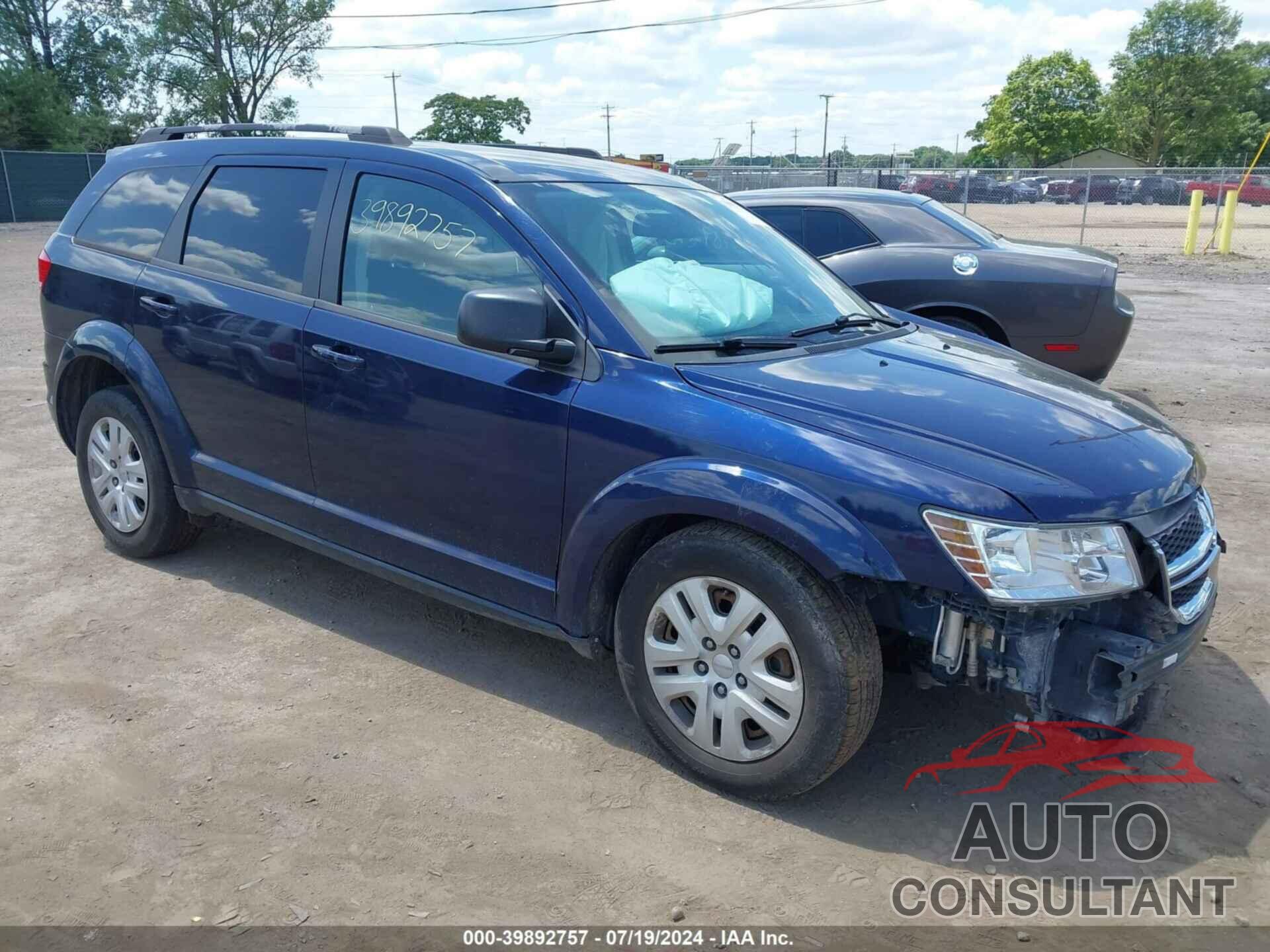 DODGE JOURNEY 2018 - 3C4PDCAB5JT382339