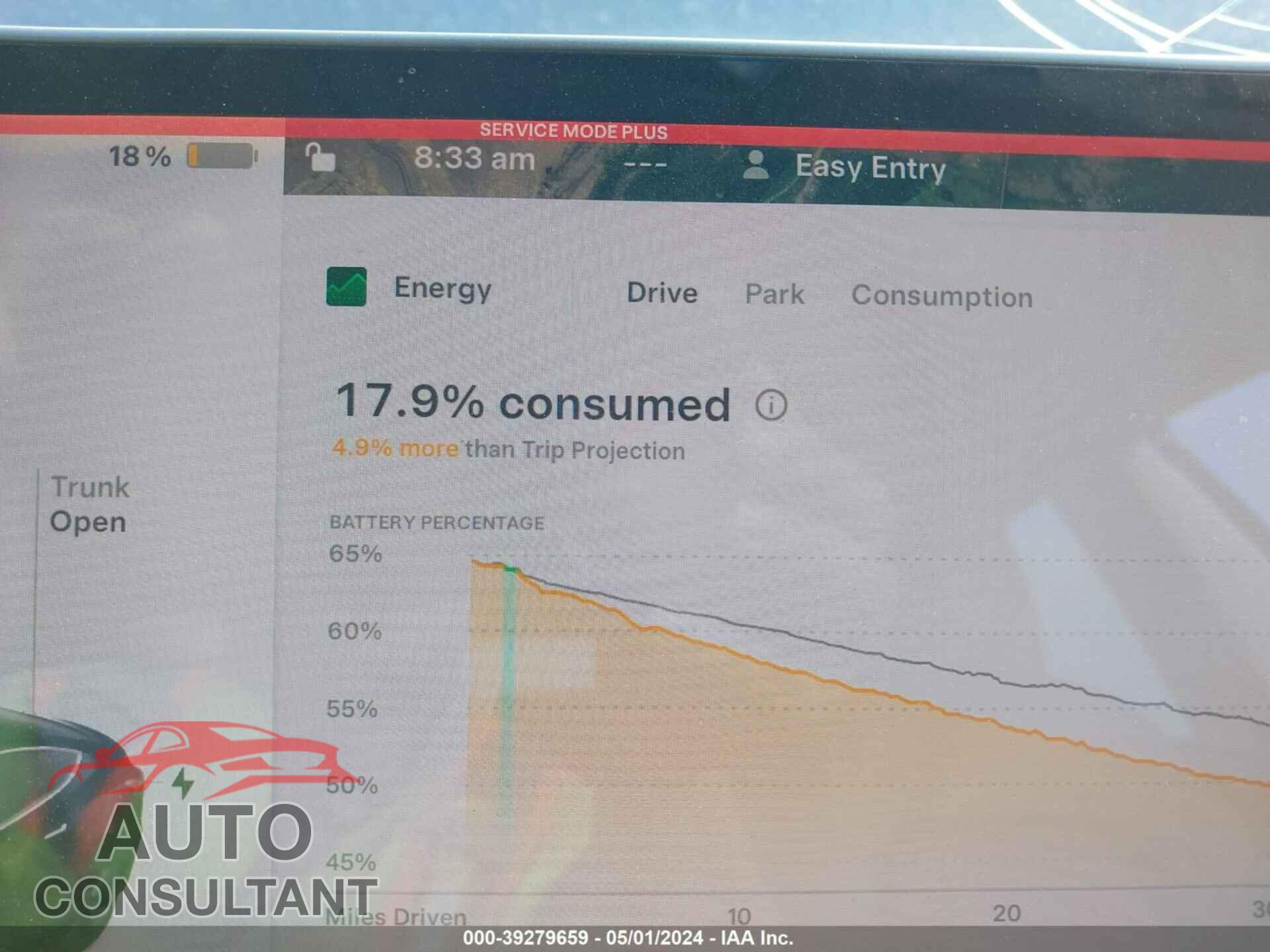 TESLA MODEL 3 2019 - 5YJ3E1EA8KF356352