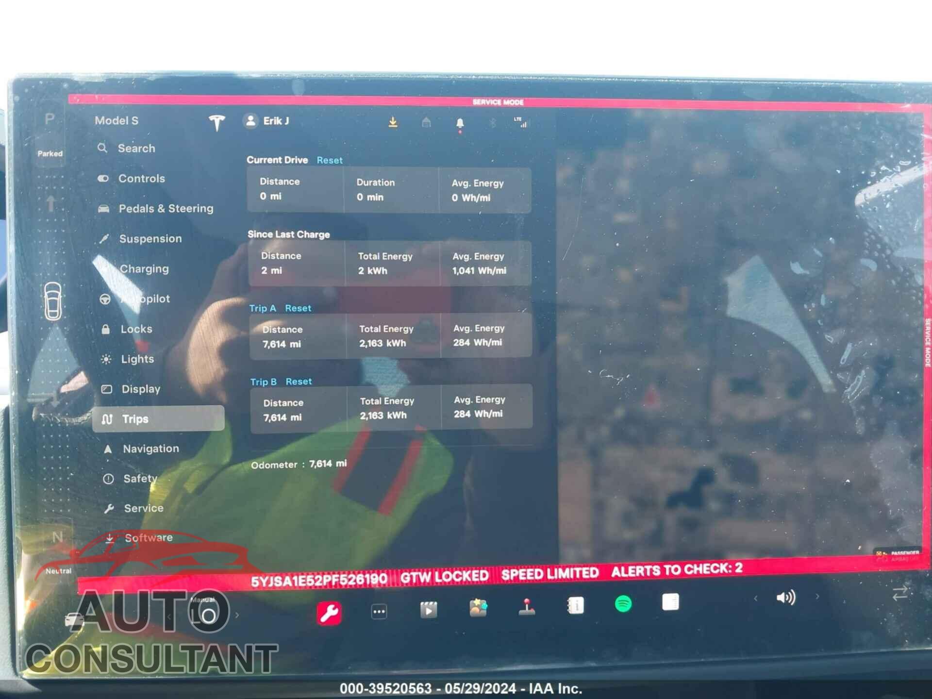 TESLA MODEL S 2023 - 5YJSA1E52PF526190