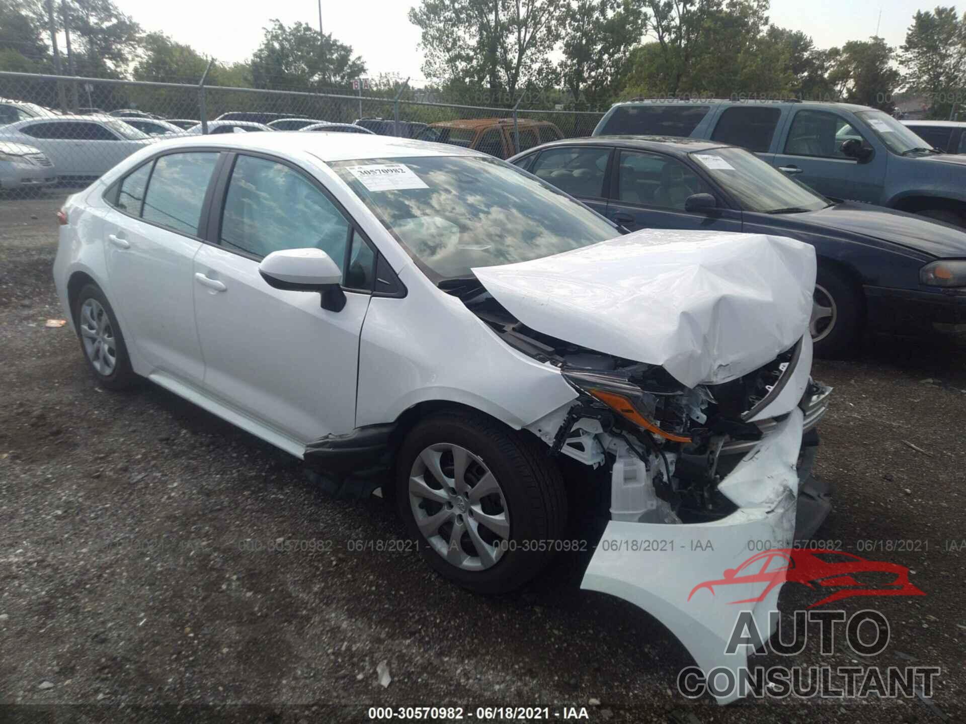 TOYOTA COROLLA 2021 - 5YFEPMAE0MP161141