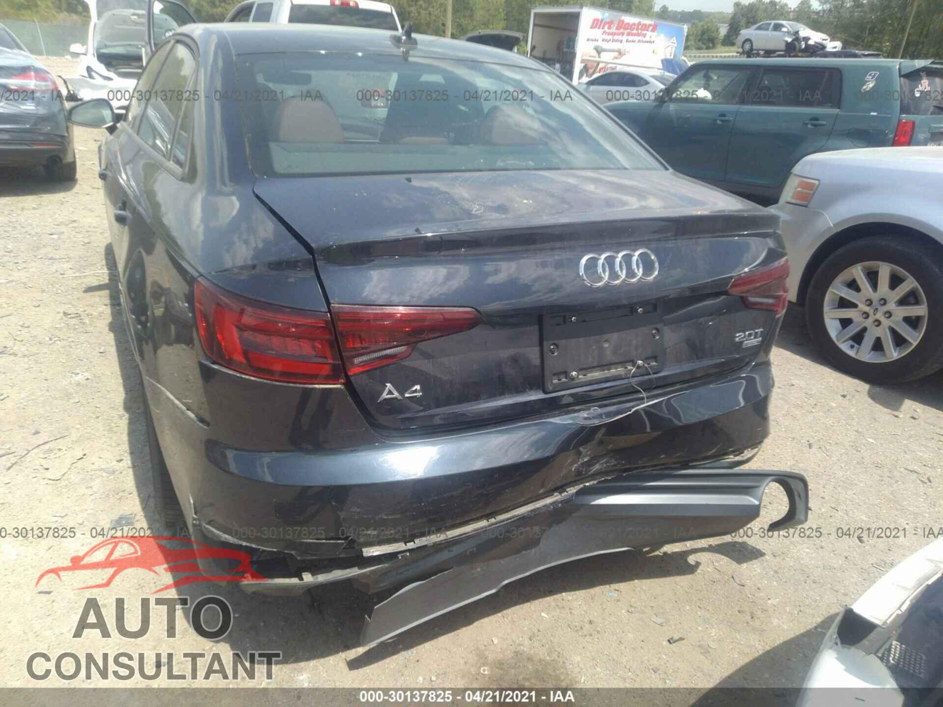 AUDI A4 2018 - WAUKMAF48JA153473