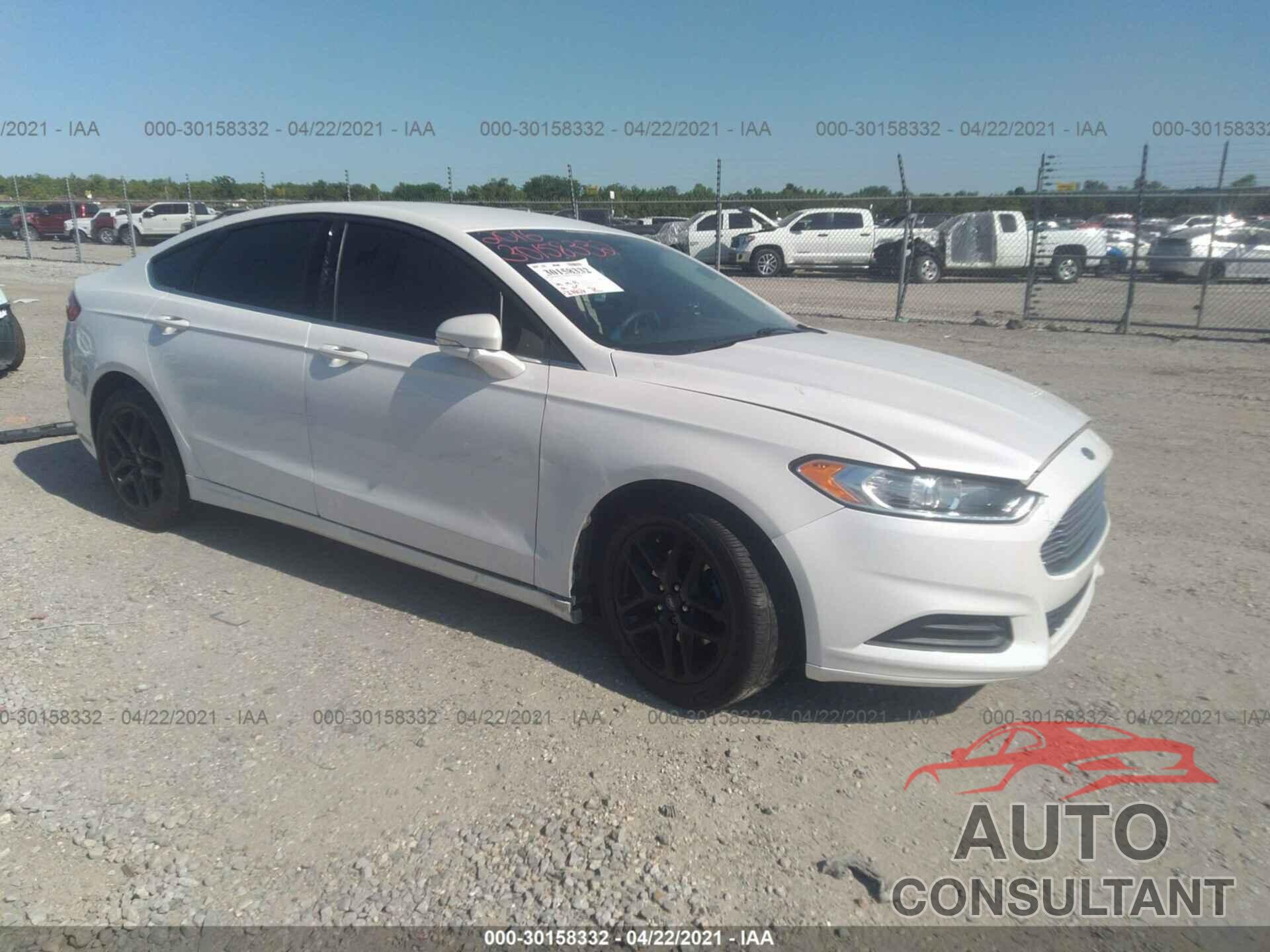 FORD FUSION 2016 - 3FA6P0H72GR307208