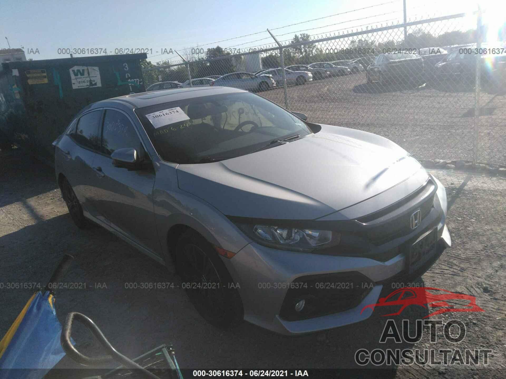 HONDA CIVIC HATCHBACK 2017 - SHHFK7H53HU224758