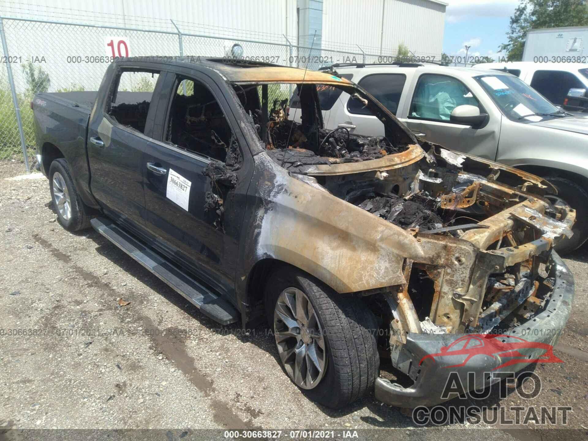 CHEVROLET SILVERADO 1500 2019 - 1GCUYGEDXKZ130848