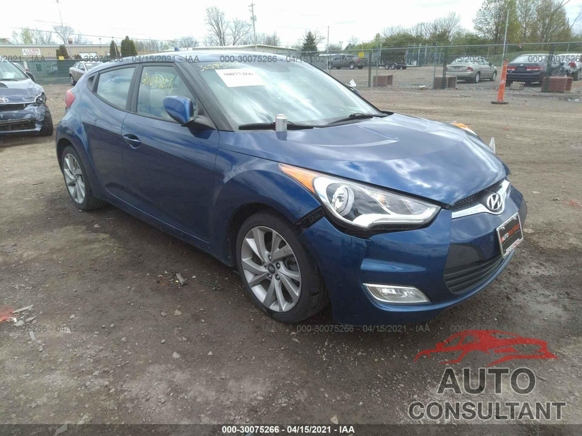 HYUNDAI VELOSTER 2017 - KMHTC6AD8HU304959