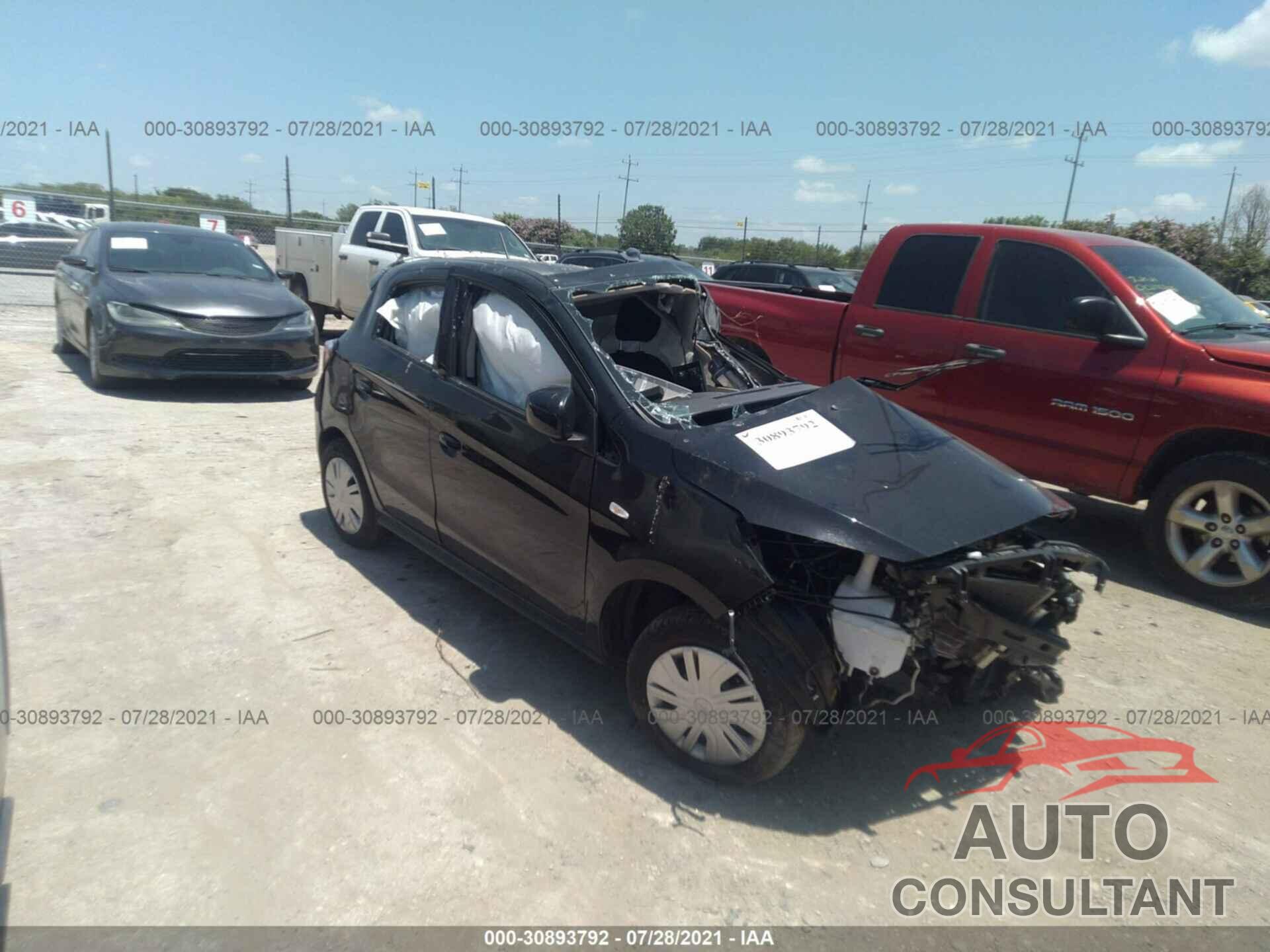 MITSUBISHI MIRAGE 2021 - ML32AUHJ0MH008667