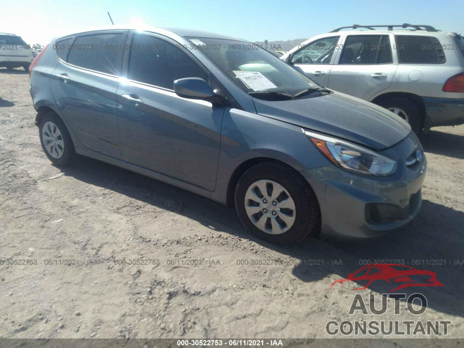HYUNDAI ACCENT 2017 - KMHCT5AE3HU354106