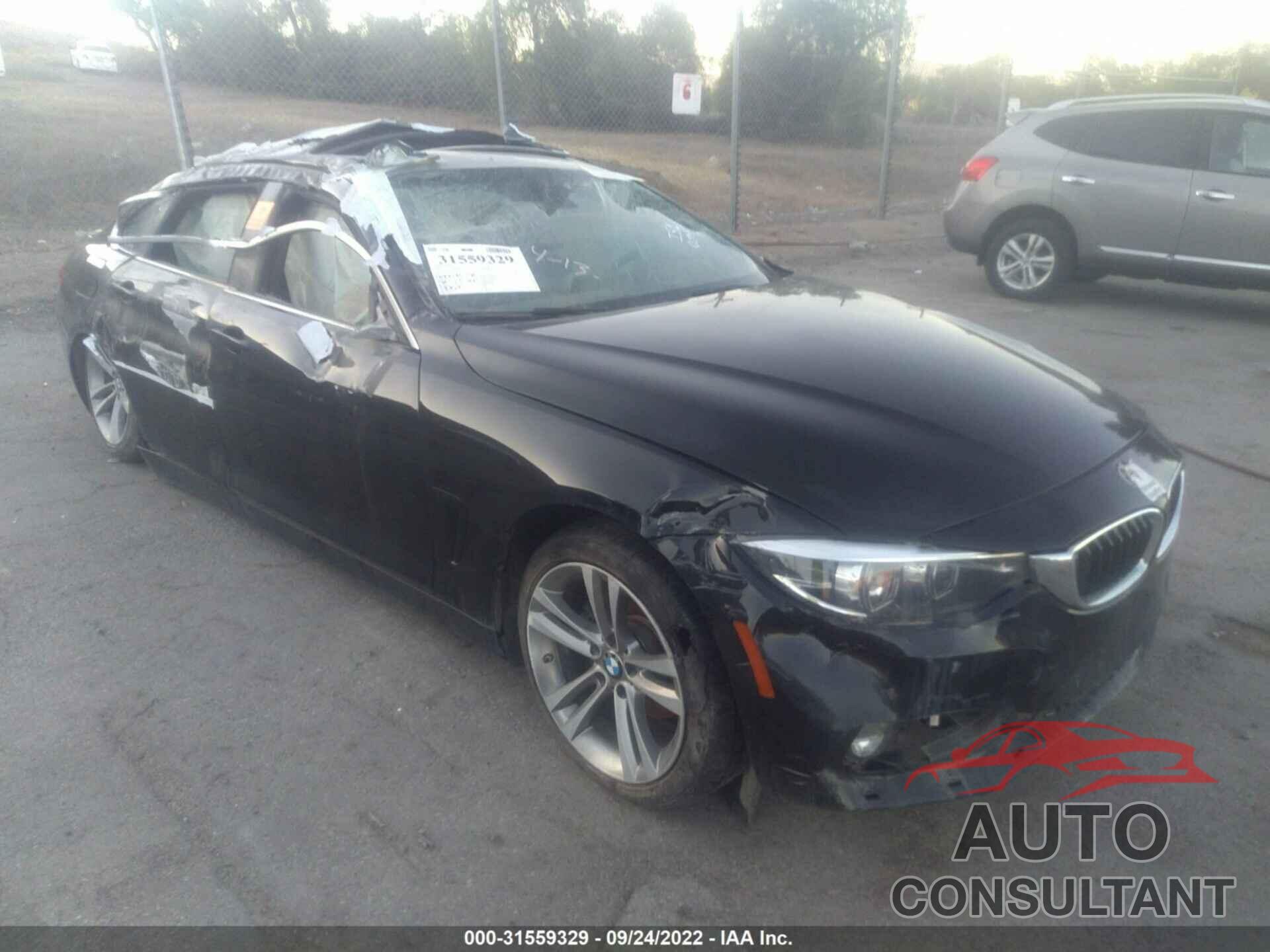 BMW 430I GRAN COUPE 2019 - WBA4J1C50KBM17277