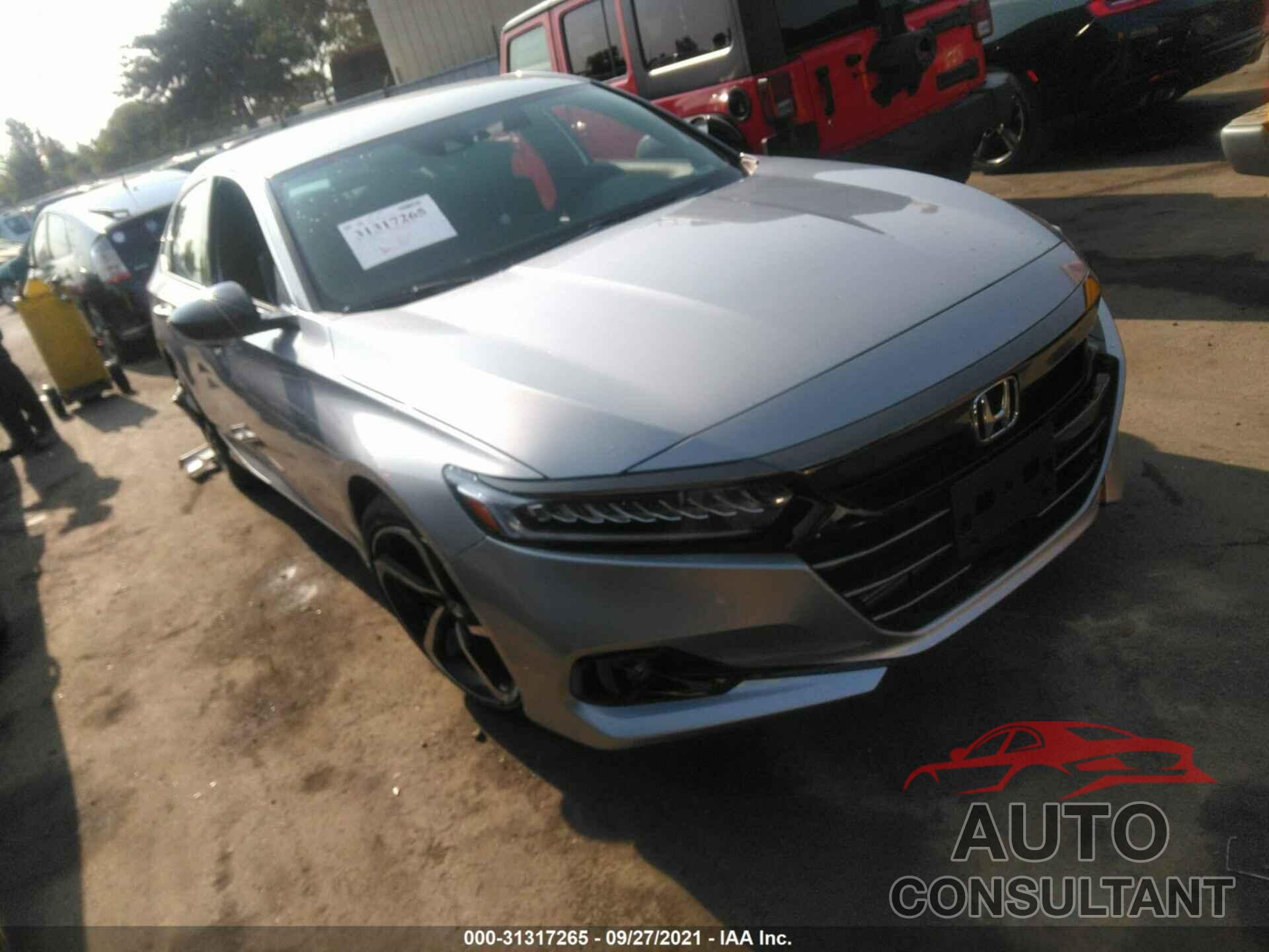 HONDA ACCORD SEDAN 2021 - 1HGCV1F35MA087417