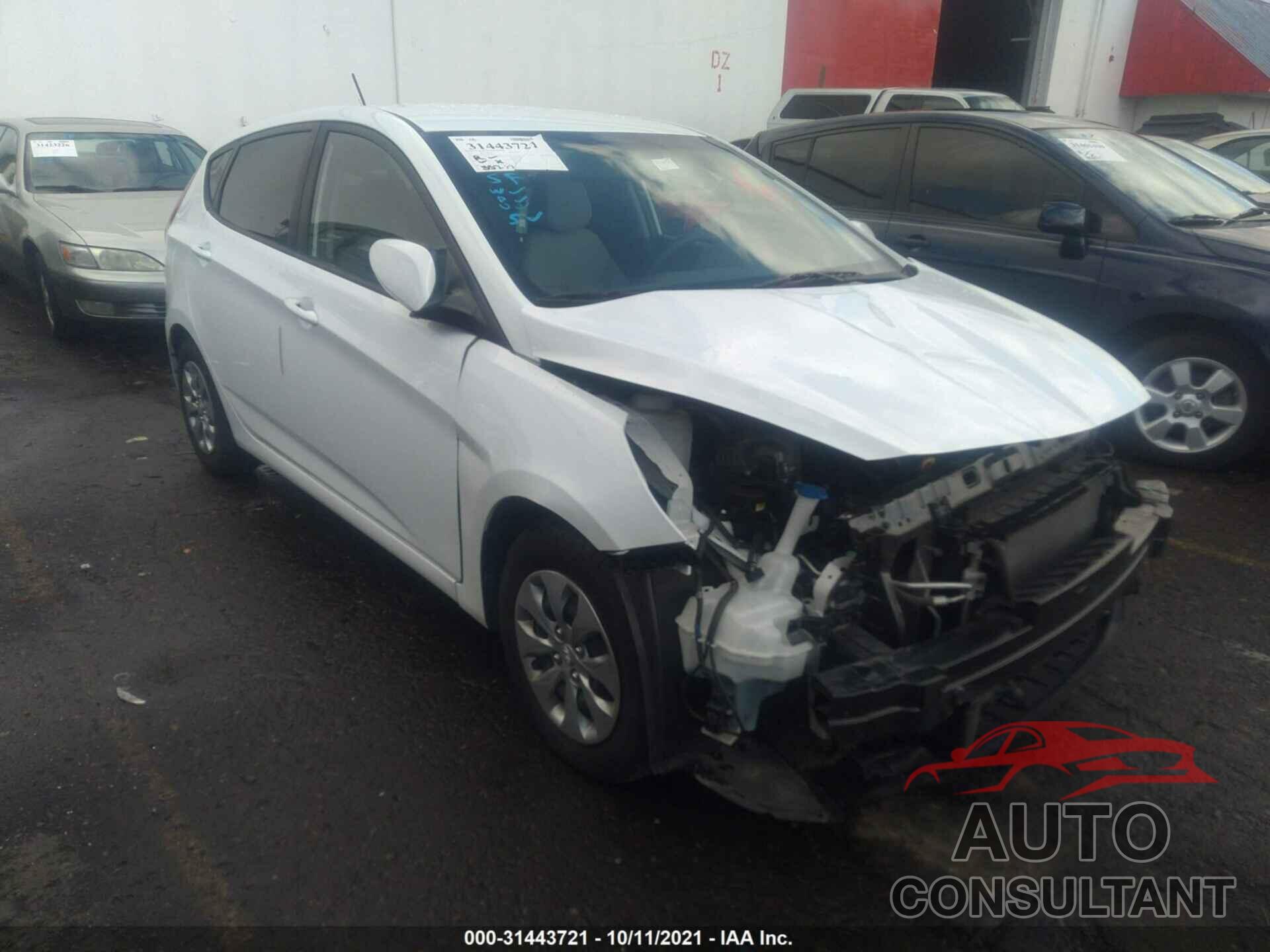 HYUNDAI ACCENT 2016 - KMHCT5AE7GU291767