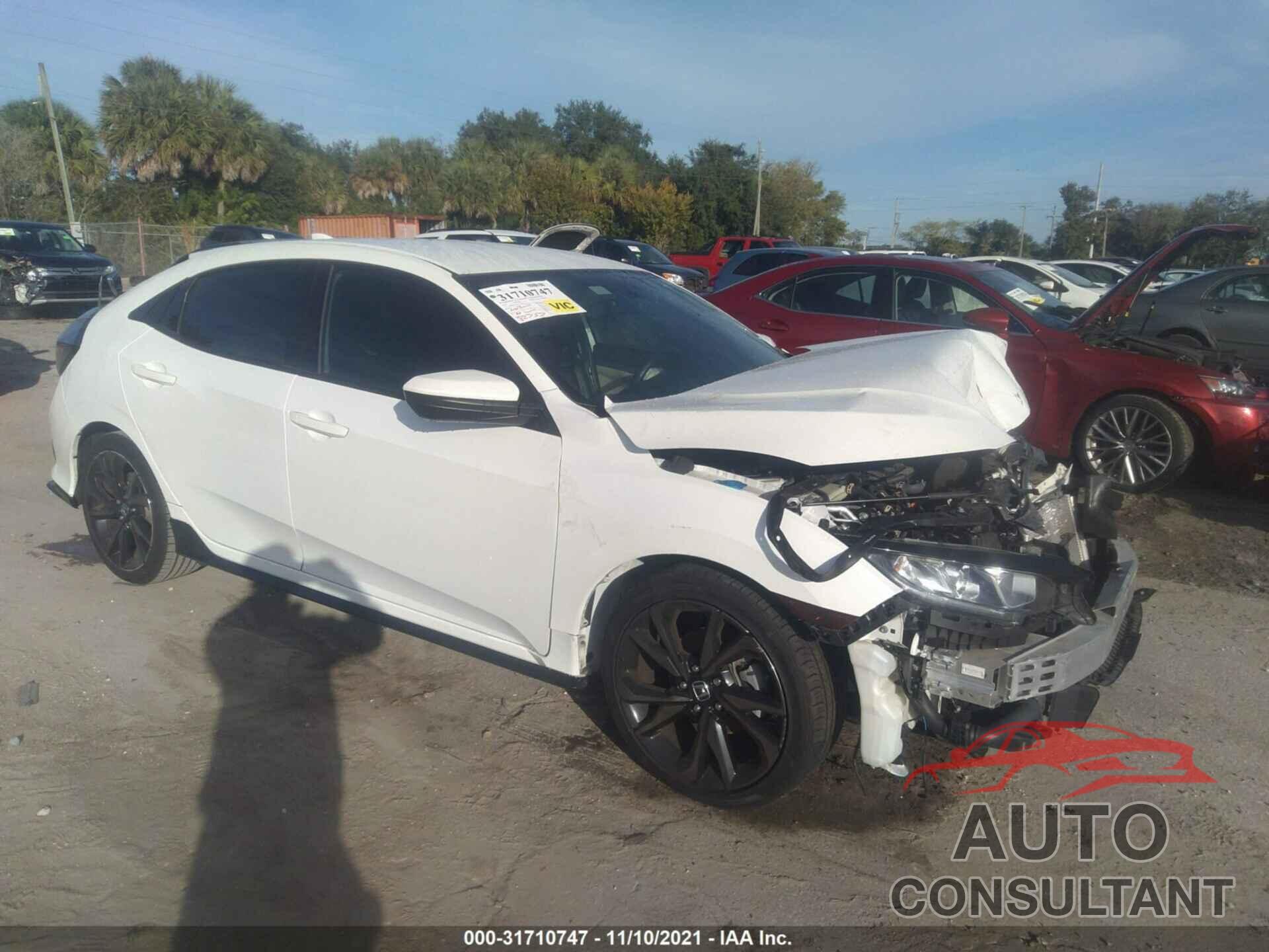 HONDA CIVIC HATCHBACK 2018 - SHHFK7G42JU226242