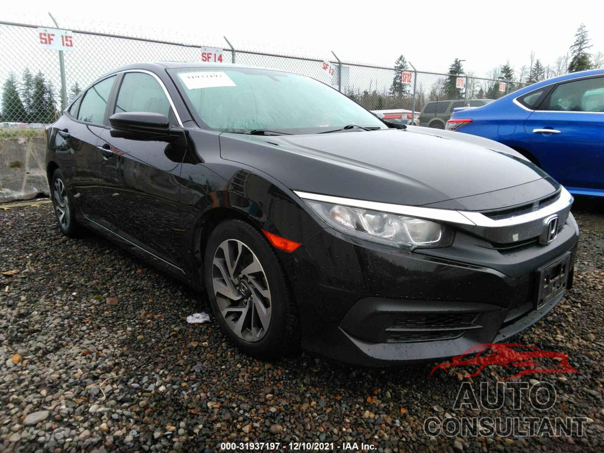 HONDA CIVIC SEDAN 2016 - 19XFC2F72GE219397