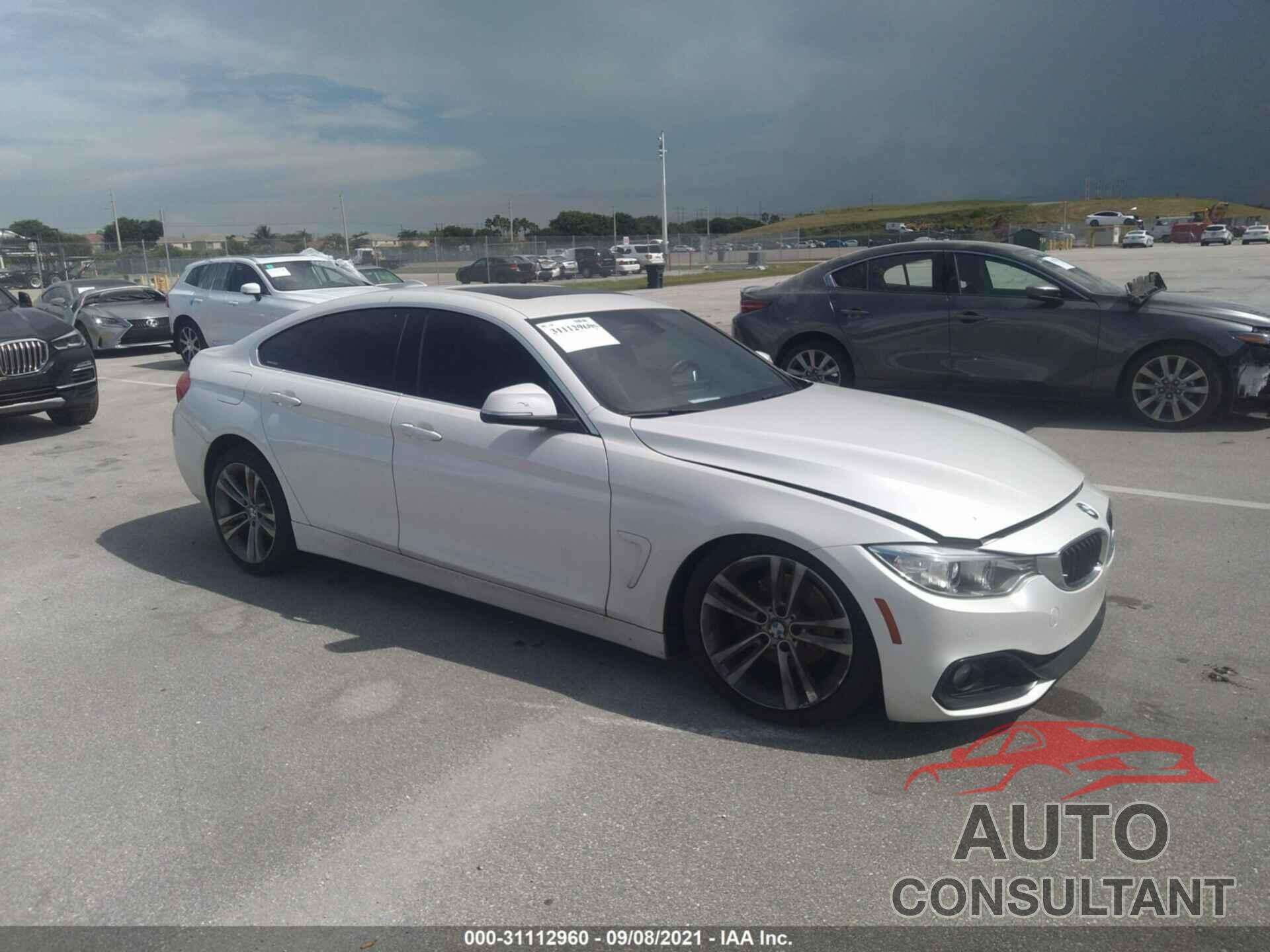 BMW 4 SERIES 2016 - WBA4A9C5XGGL89111