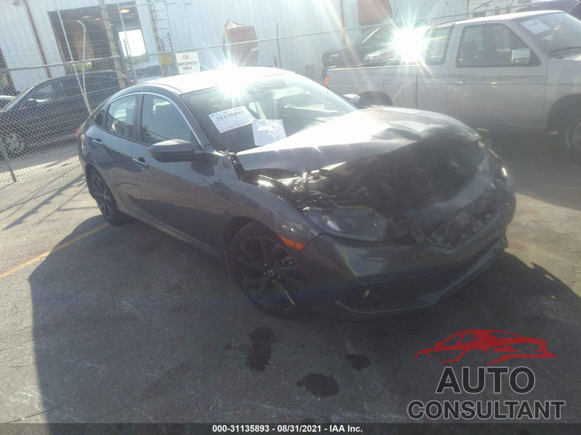 HONDA CIVIC SEDAN 2020 - 19XFC2F8XLE026319